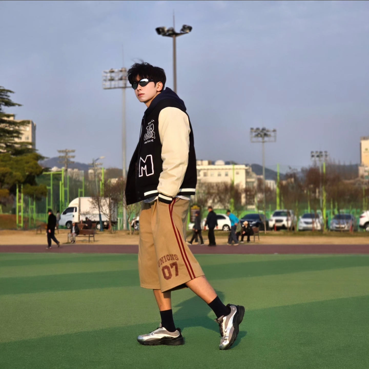 [6% 적립] FILA Pantera 99/25 Silver 착용 스타일 - 1