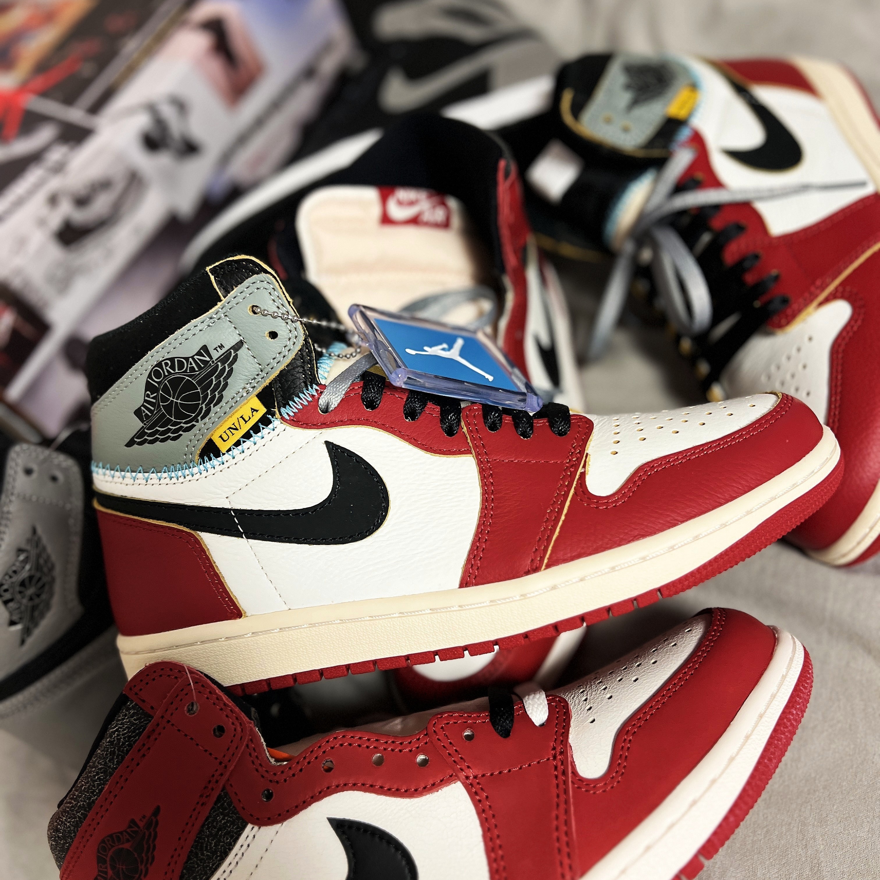 Jordan 1 x Union Retro High OG Chicago Shadow 착용 스타일
