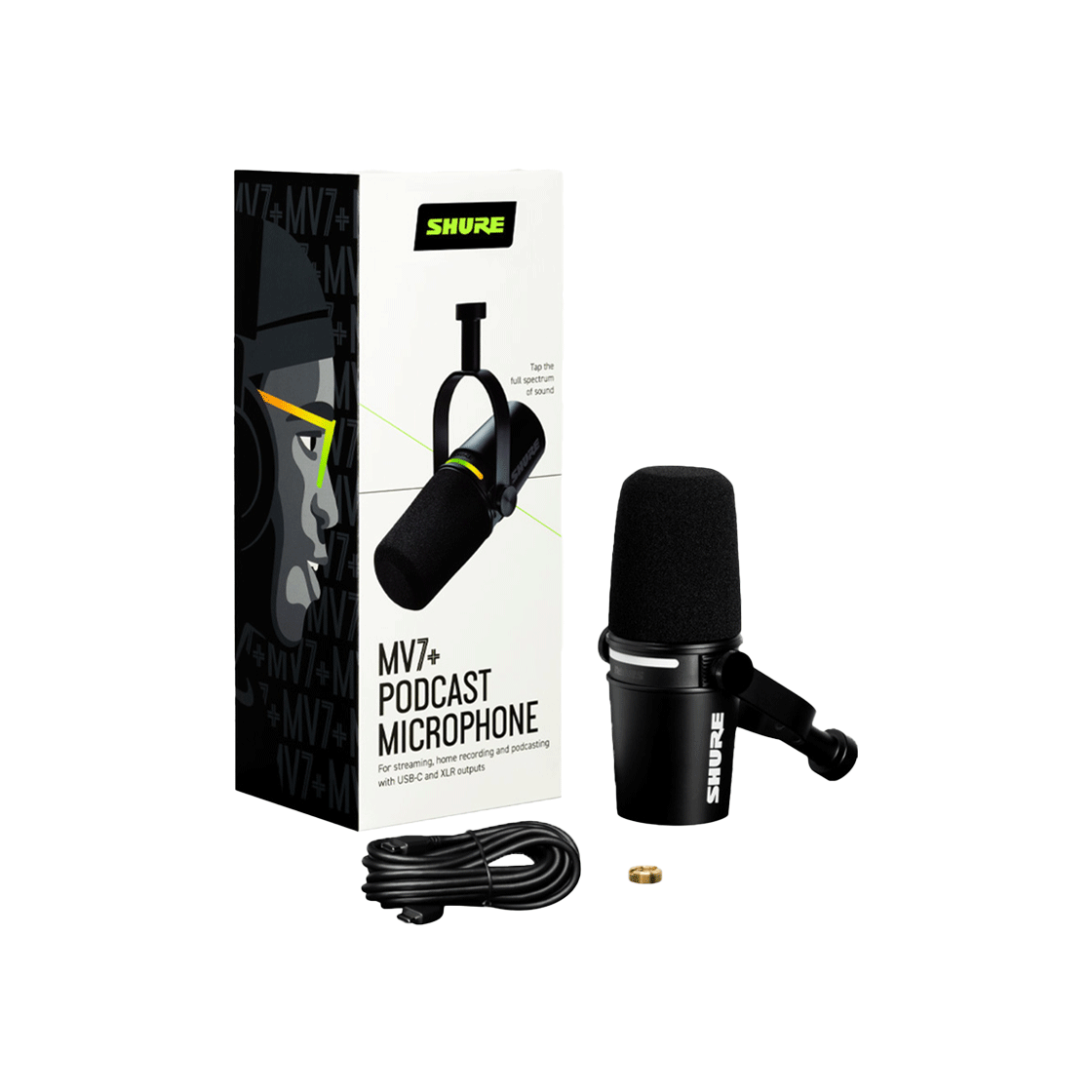 슈어 MV7+ 블랙 (삼아사운드 정식 발매 제품)(Shure MV7+ Black (SAMA SOUND Ver.)) - 4