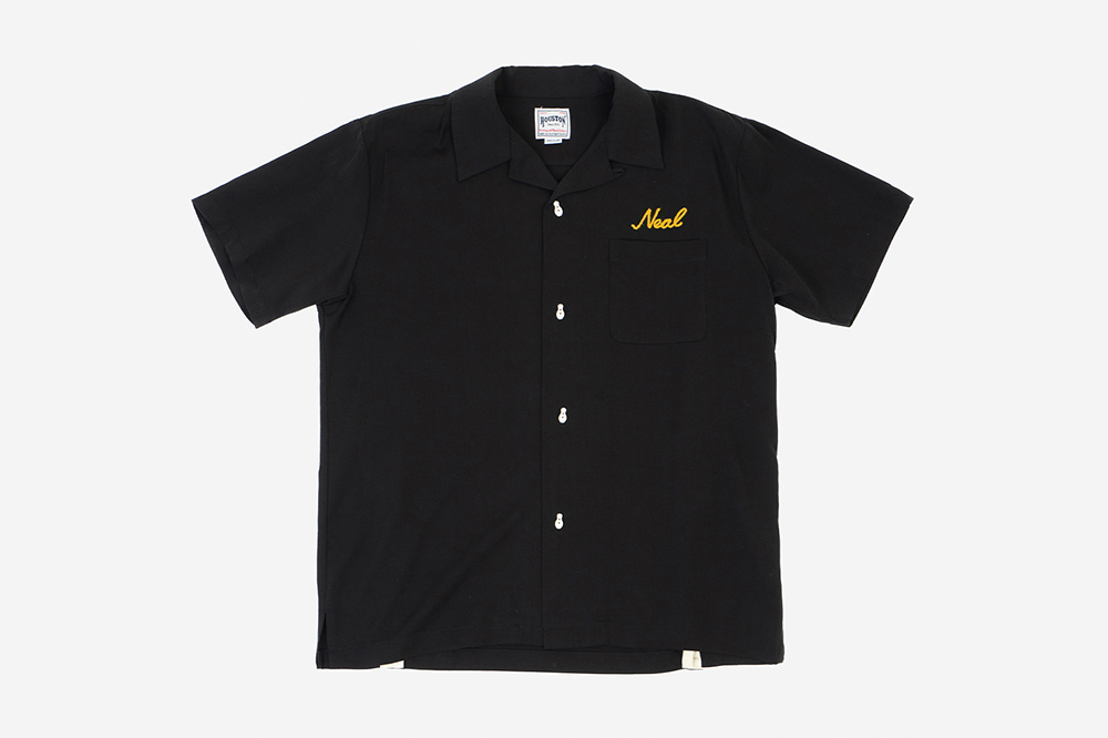 ヒューストン] MILWAUKEE チェーン刺繍 レーヨン テンセル素材 半袖