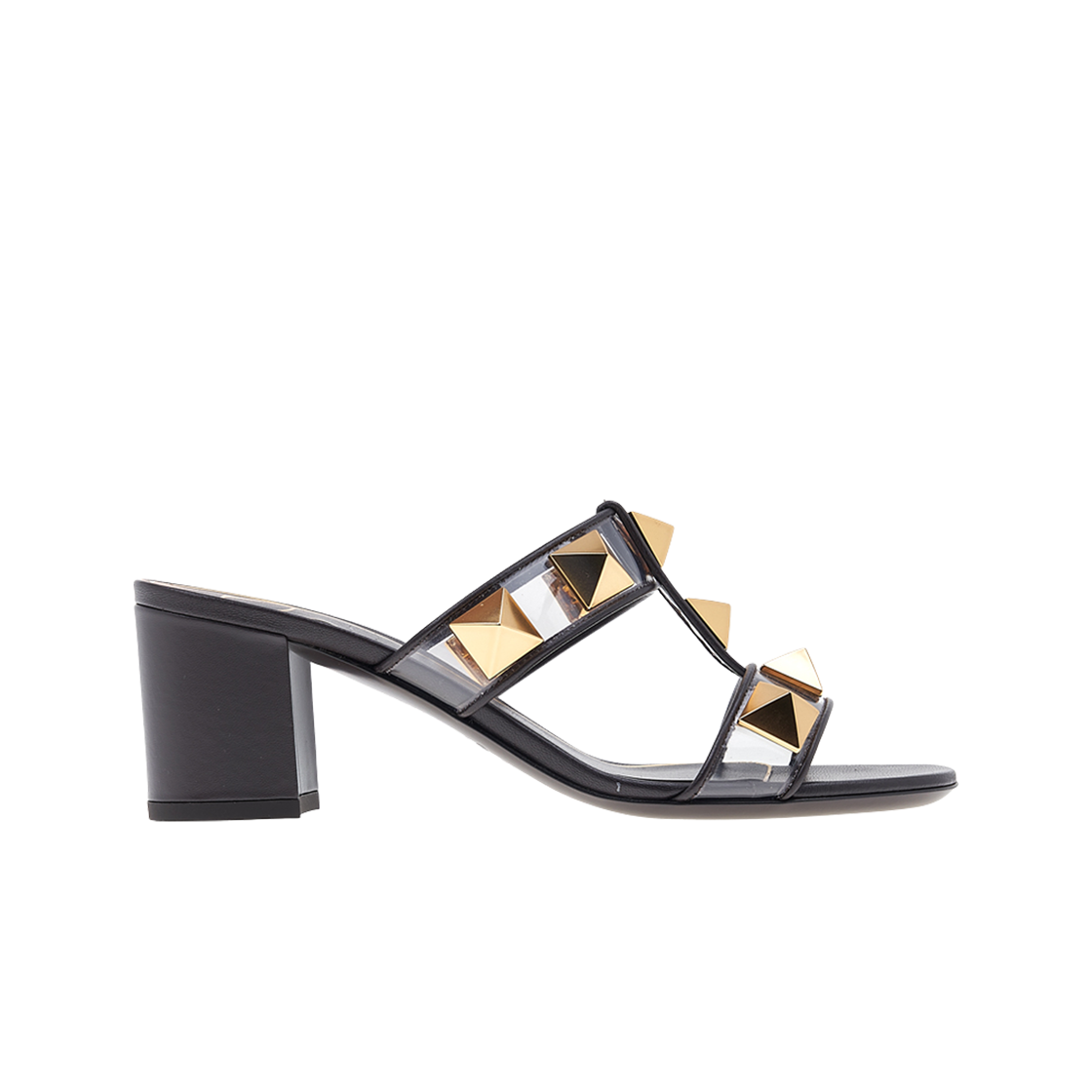 S0EP5CWSMWP (W) Valentino Roman Stud Sandal Transparent Brown