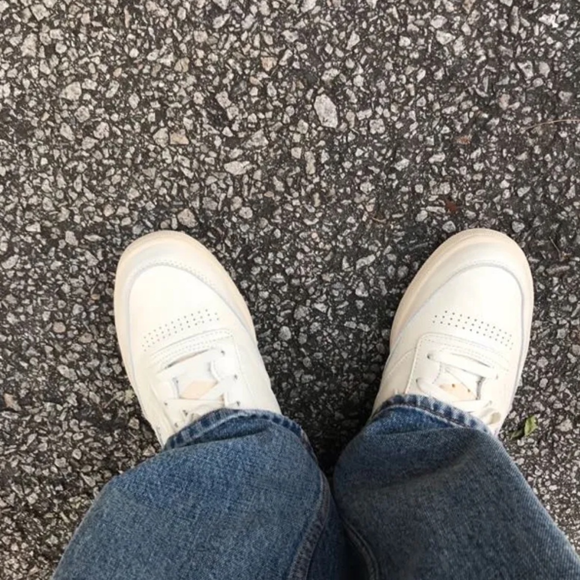 Reebok Club C 85 Vintage Retro White 착용 스타일