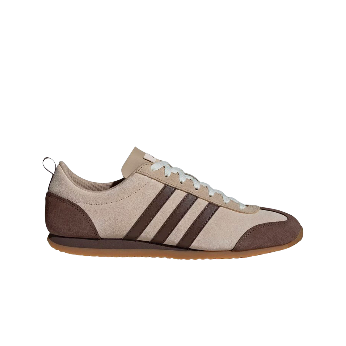 JQ8539 Adidas VS Jog 2.0 Light Ivory Brown