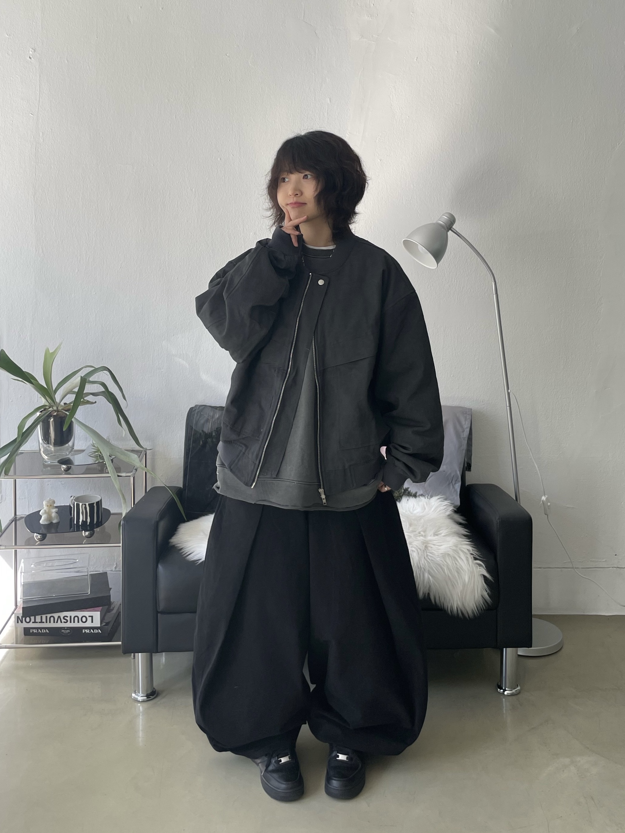 (W) Nike Air Force 1 '07 Low Triple Black, Supreme Pigment Canvas S Logo 6-Panel Black - 23SS 착용 스타일 - 1