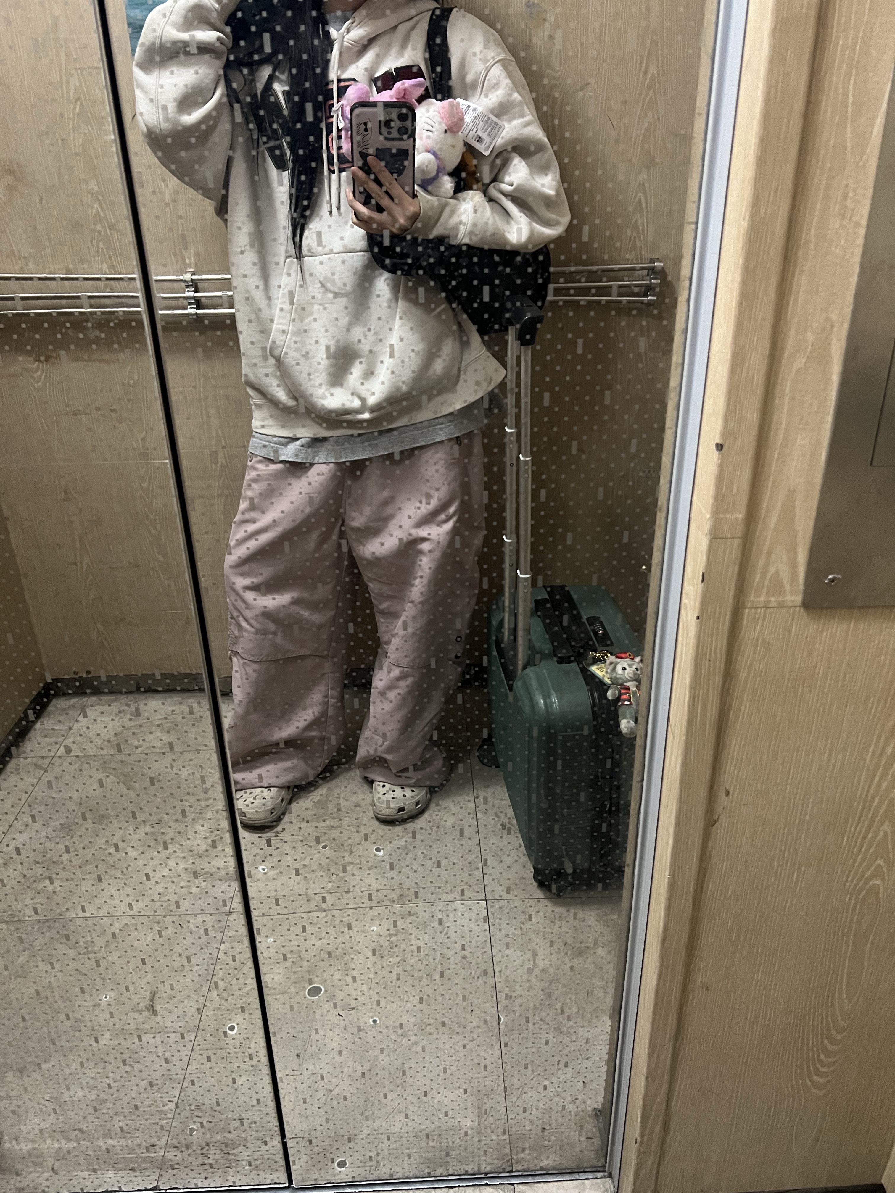 (W) UGG Classic Ultra Mini Boots Black, Adidas Adicolor Classics Firebird Track Pants Night Indigo - US Sizing 착용 스타일 - 5