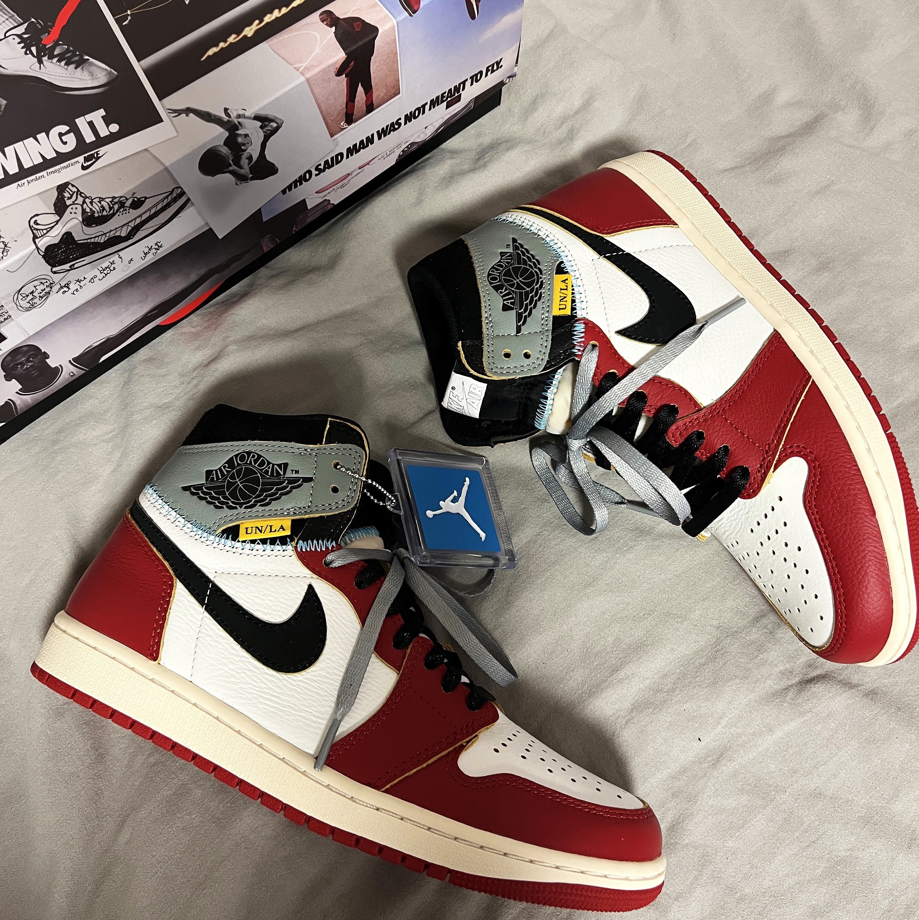 Jordan 1 x Union Retro High OG Chicago Shadow 착용 스타일