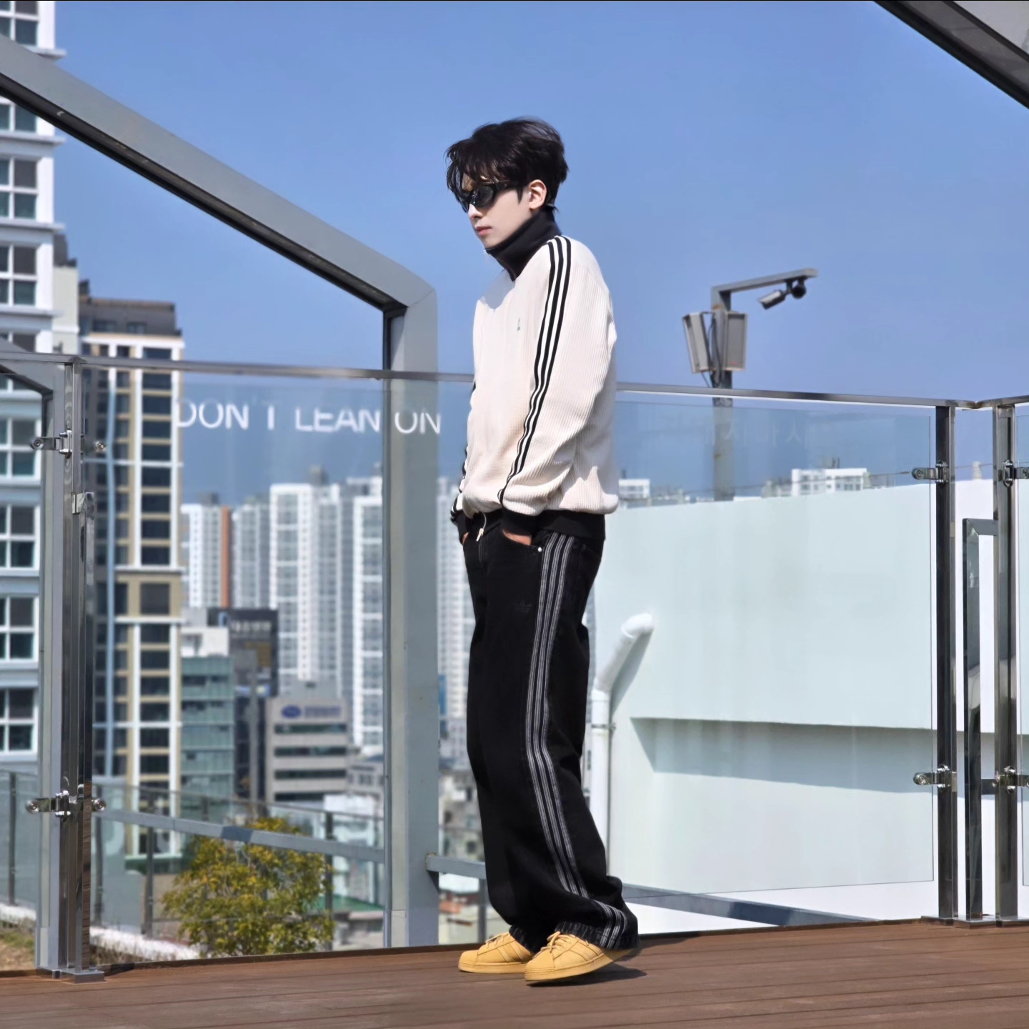 Adidas Waffle Beckenbauer Track Top Wonder White - KR Sizing, Adidas Waffle Beckenbauer Track Top Wonder White - KR Sizing 착용 스타일 - 6