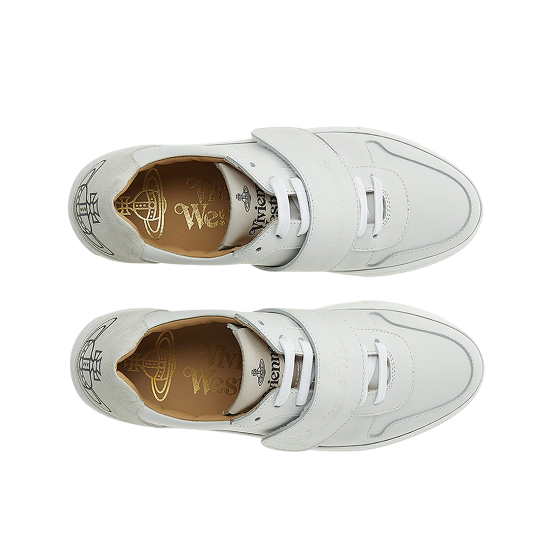 (W) 비비안 웨스트우드 아폴로 로우탑 스니커즈 화이트((W) Vivienne Westwood Apollo Low Top Sneakers White) - 2