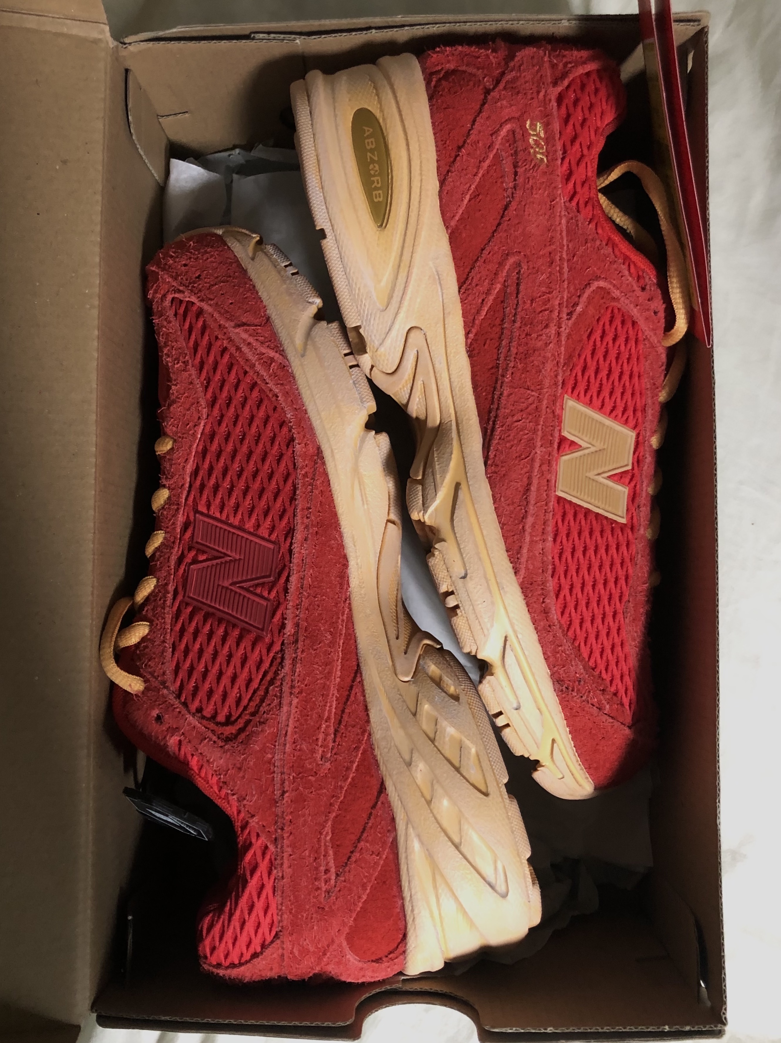 New Balance 509 Deep Red 착용 스타일 - 1