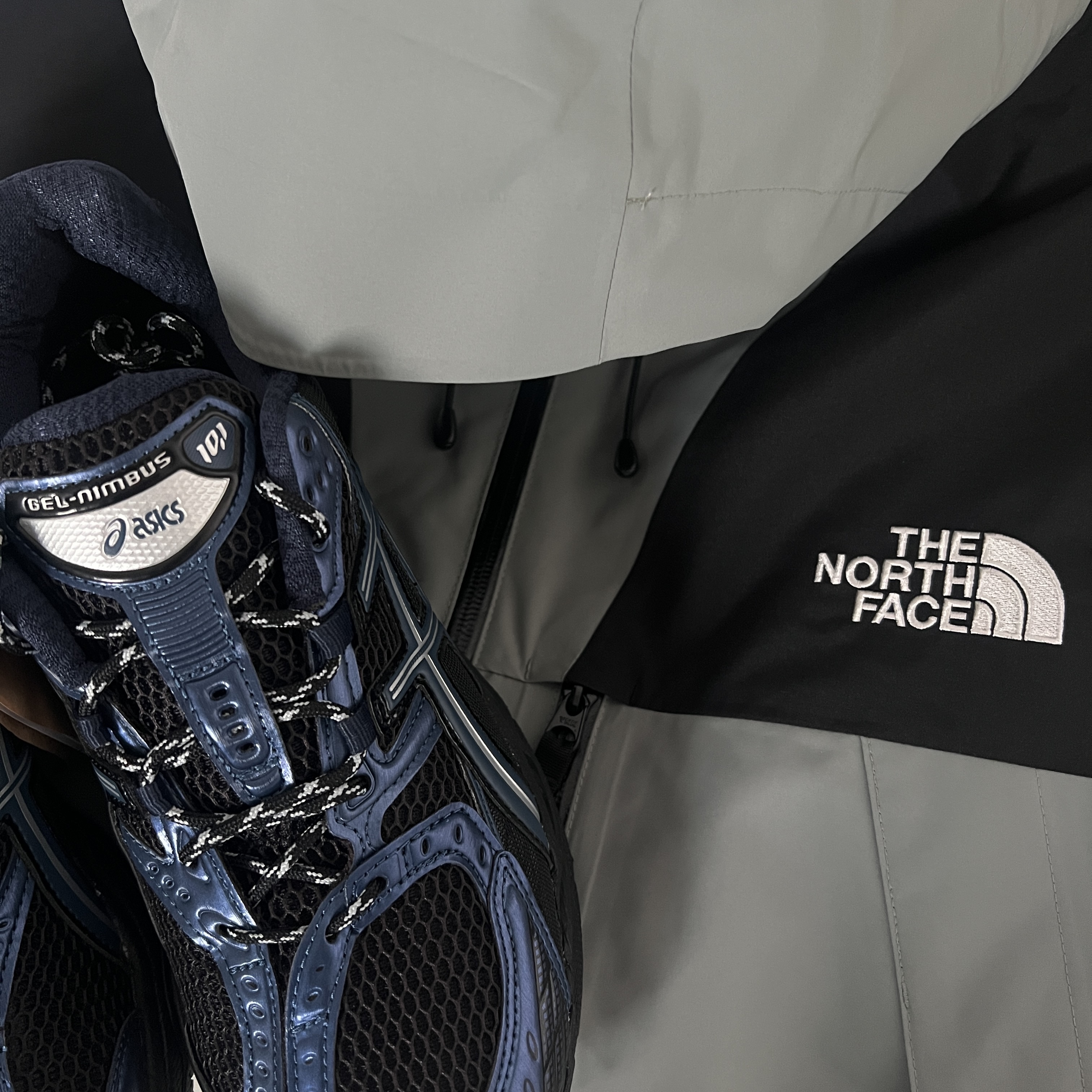 Asics Gel-Nimbus 10.1 Black Grand Shark 착용 스타일