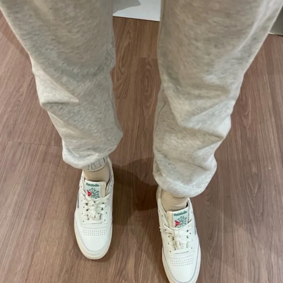 Reebok Club C 85 Vintage Retro White 착용 스타일