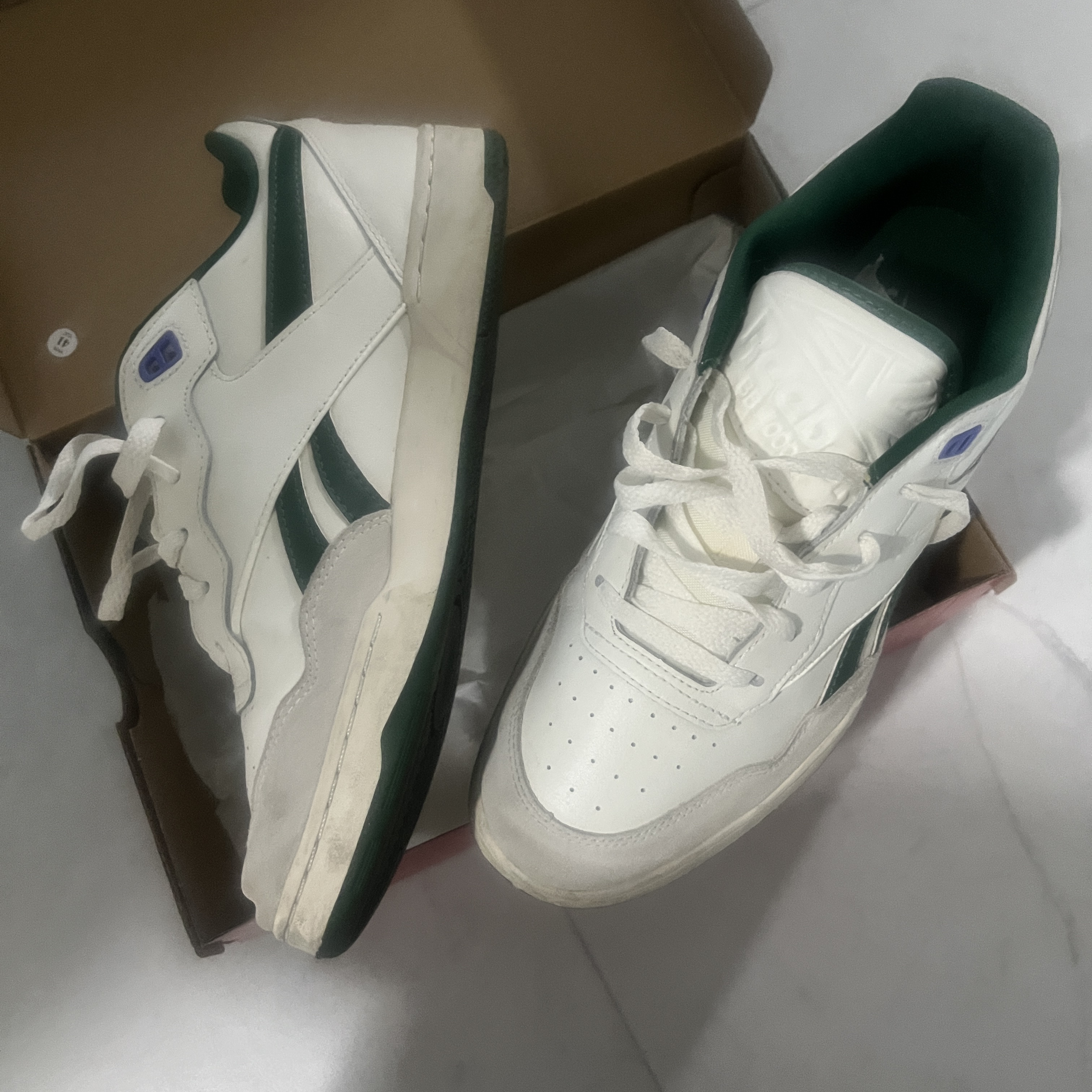 Reebok BB 4000 II Green 착용 스타일