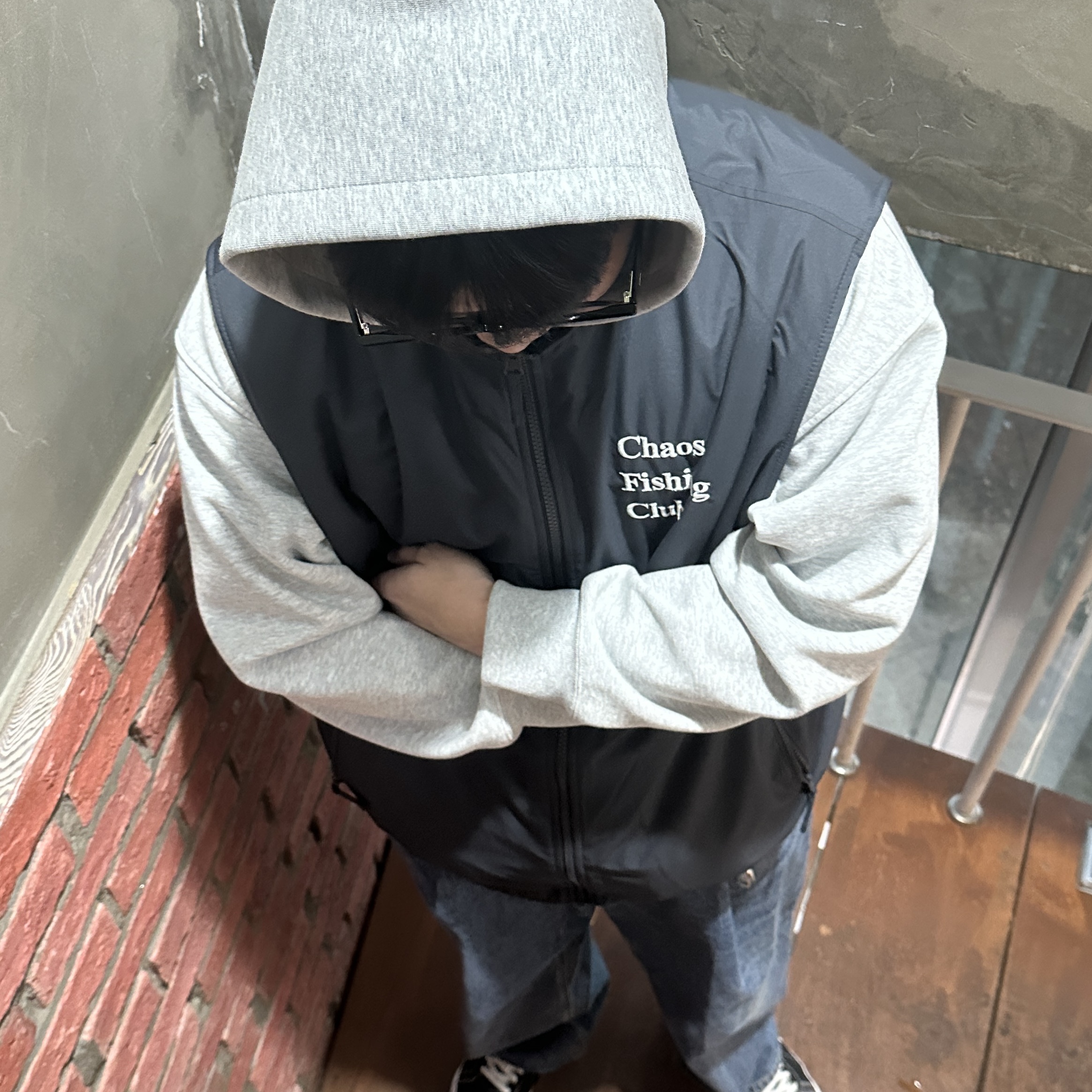 Converse x Stussy One Star Ox Black 착용 스타일 - 3