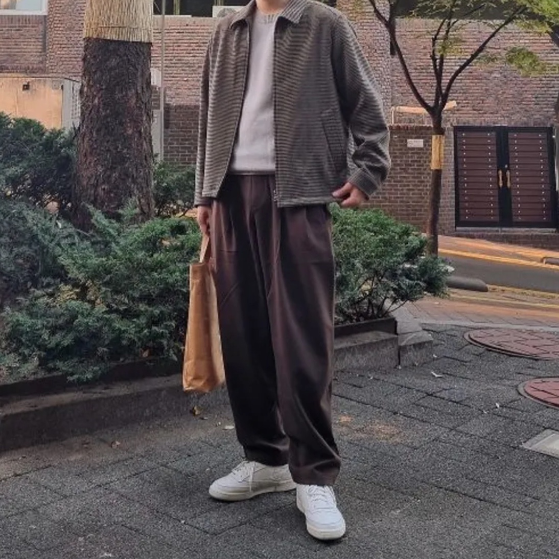 Reebok Club C 85 Vintage Cream 착용 스타일