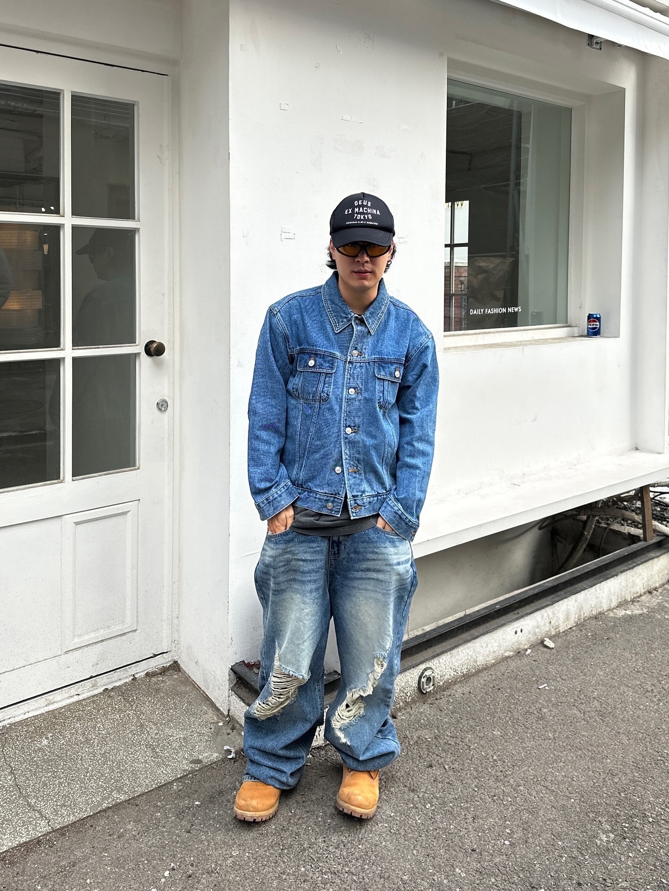 Timberland Premium 6 inch Waterproof Boot Wheat Nubuck - Wide, Deus Ex Machina Tokyo Asakusa Address Trucker Cap Black 착용 스타일 - 2
