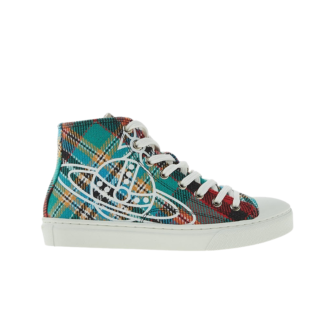 75010001W-W007K-O201 (W) Vivienne Westwood Plimsoll High Top Sneakers Multicolor