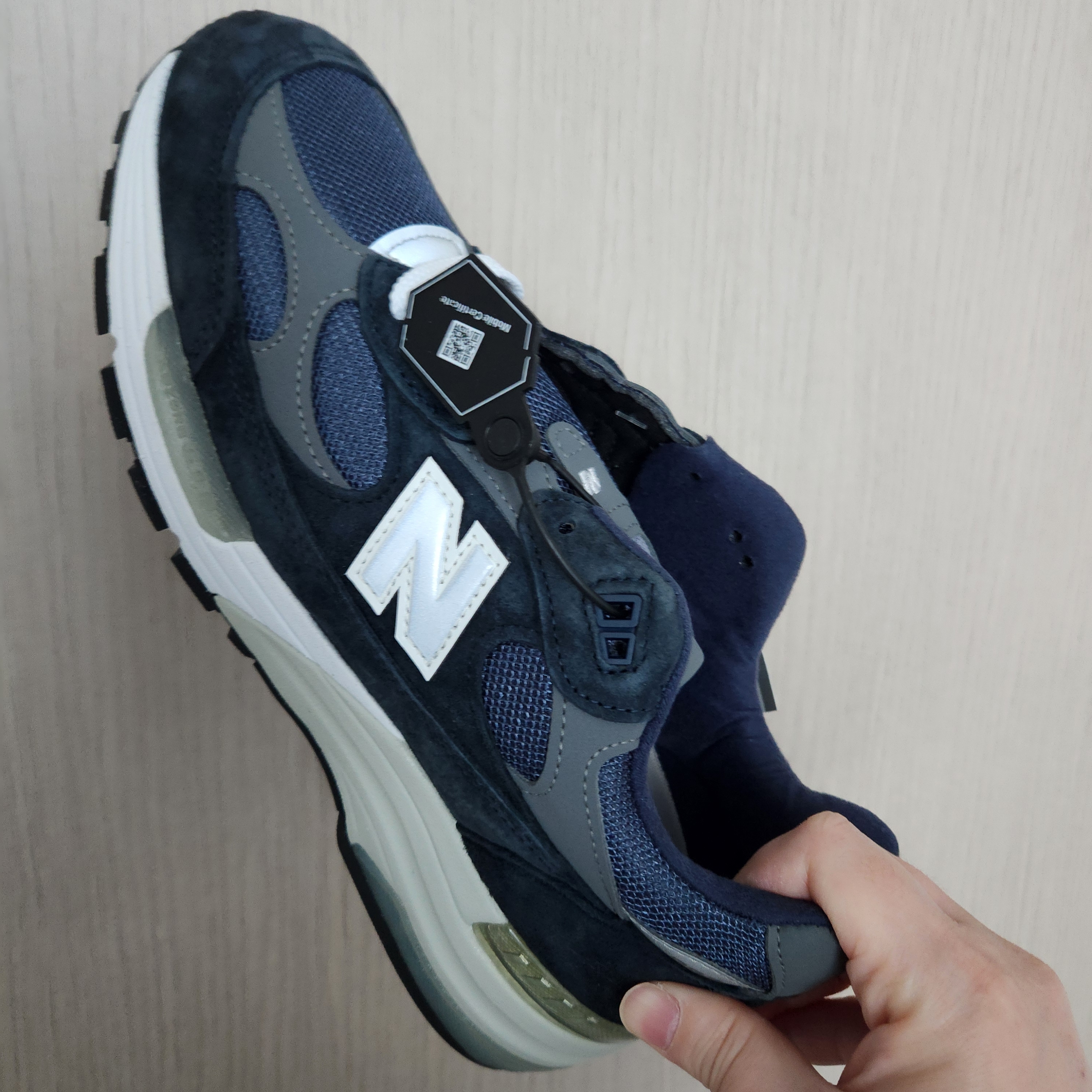 New Balance 992 Made in USA Navy 착용 스타일
