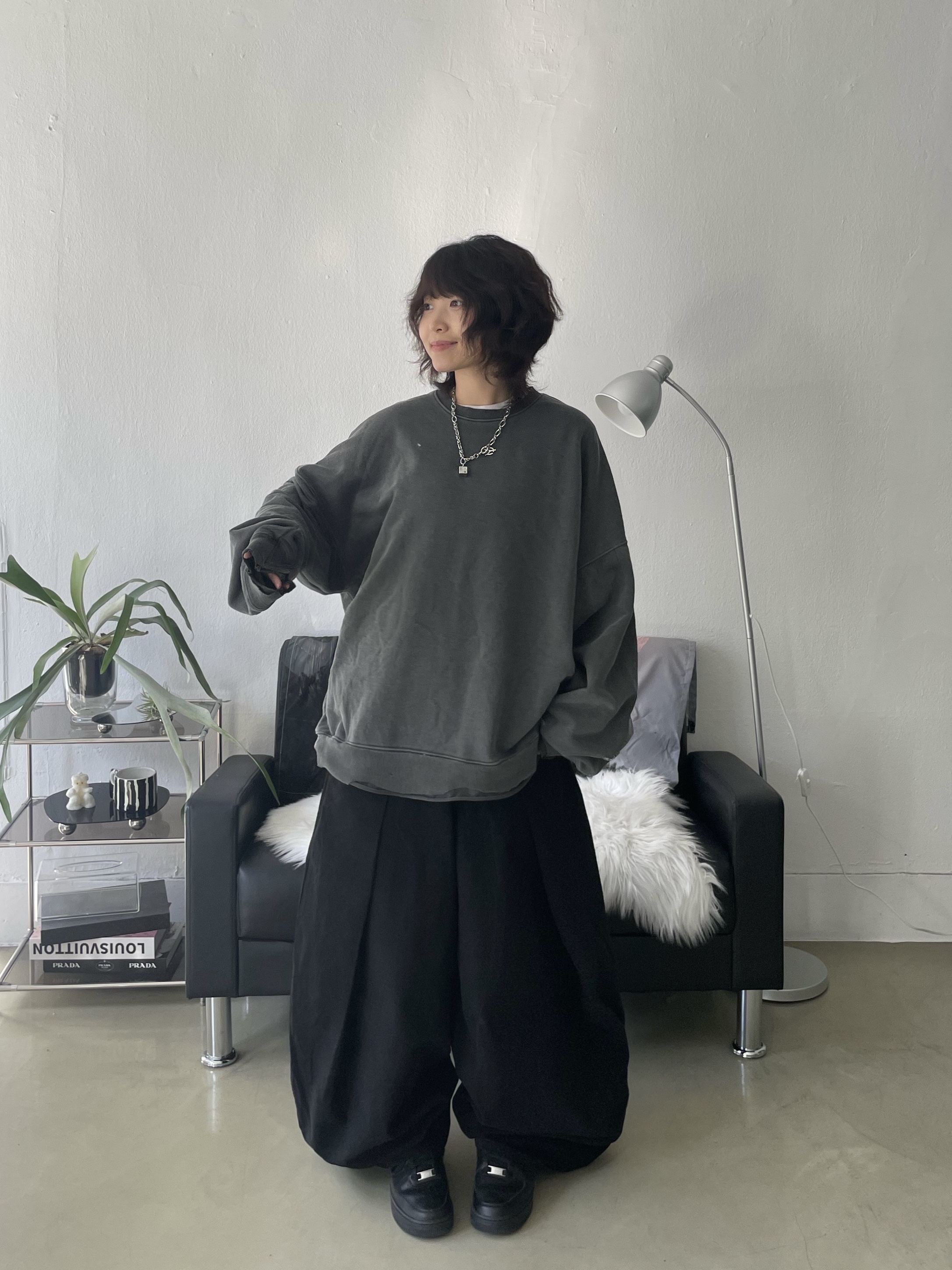(W) Nike Air Force 1 '07 Low Triple Black, Supreme Pigment Canvas S Logo 6-Panel Black - 23SS 착용 스타일 - 2