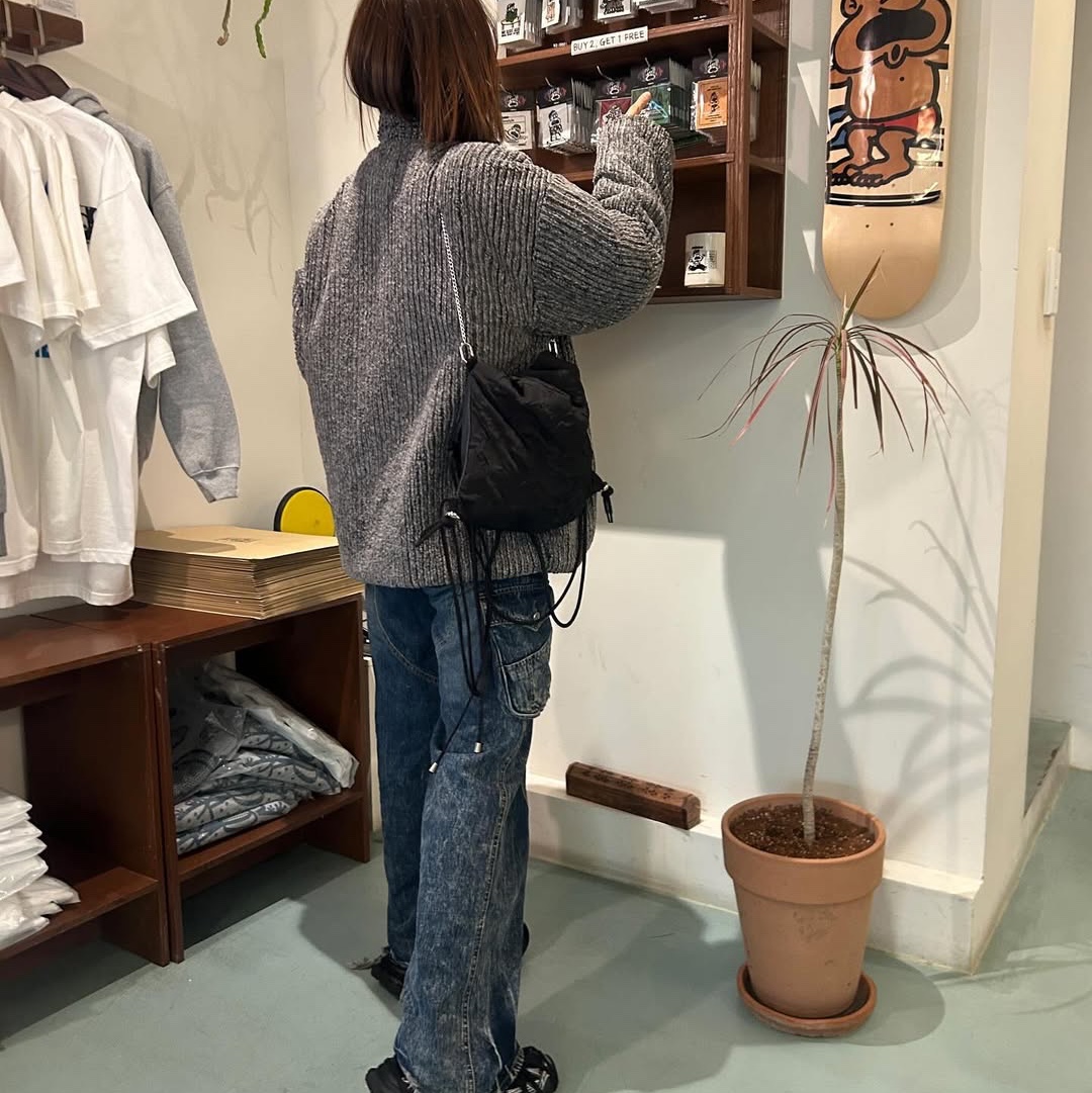 Assay 3way String Back Pack Black 착용 스타일