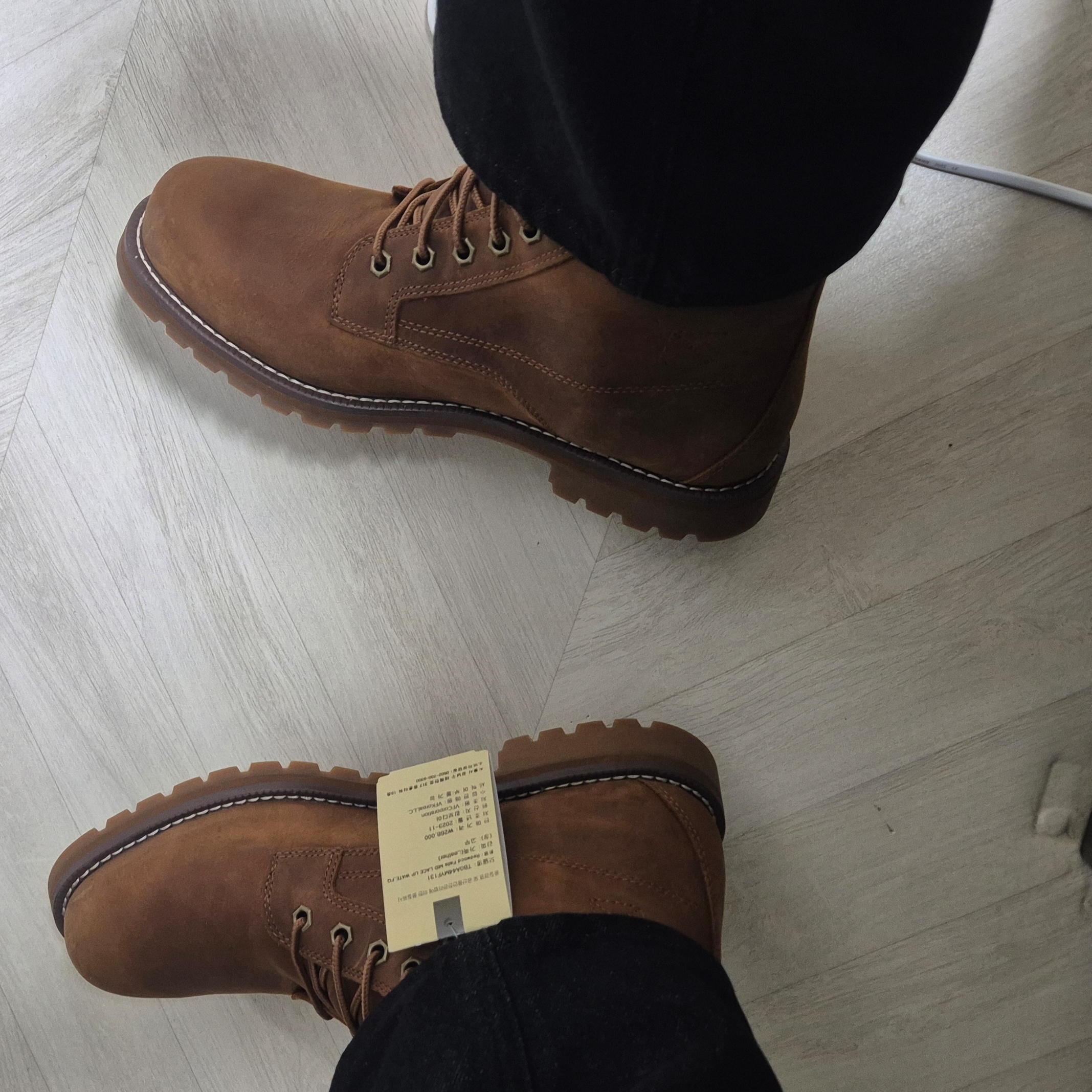 Timberland Premium 6 inch Waterproof Boot Dark Brown - Wide 착용 스타일 - 2