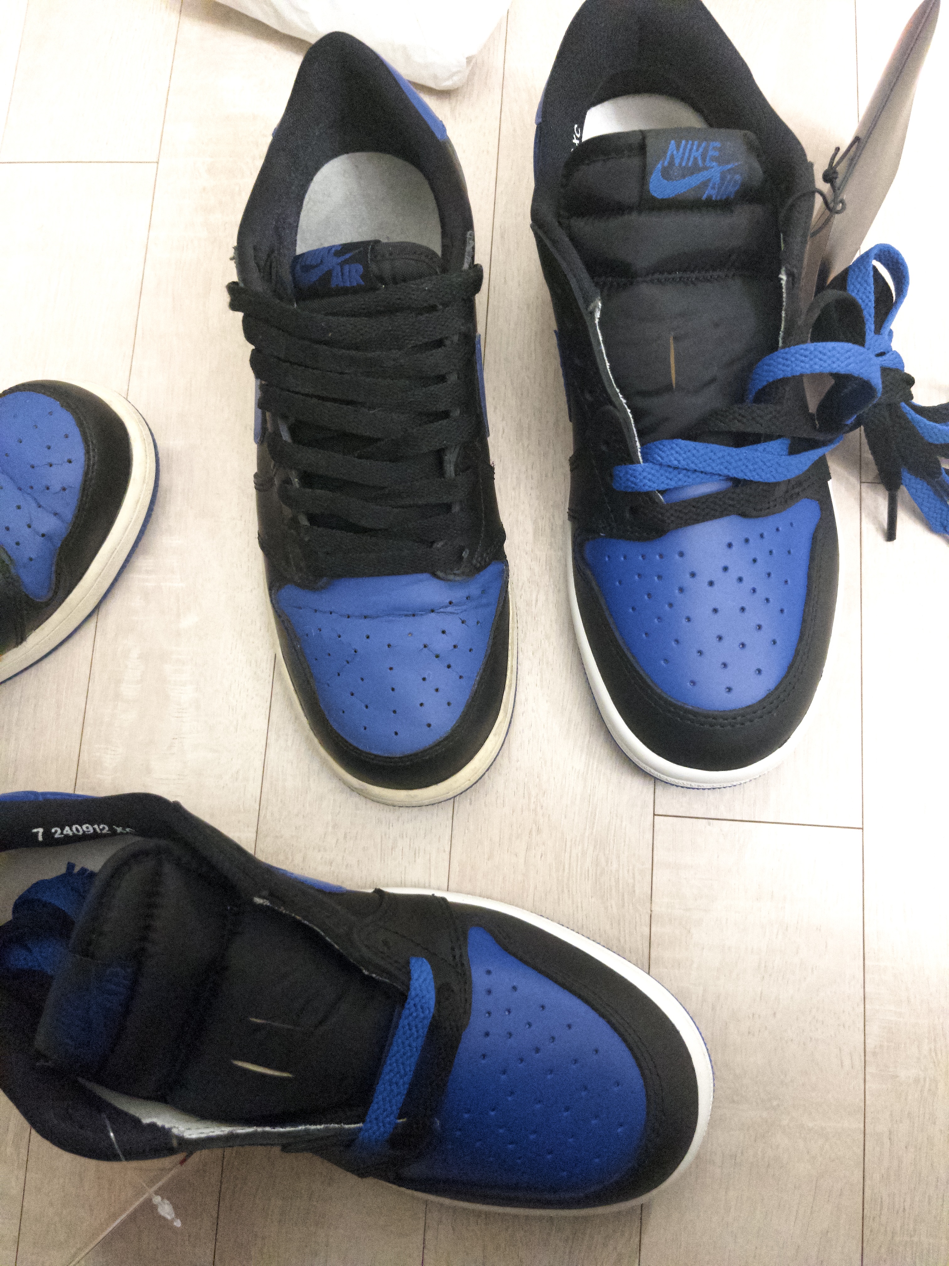 Jordan 1 Low 85 Royal, Jordan 1 Retro Low OG Royal 2015 착용 스타일 - 1