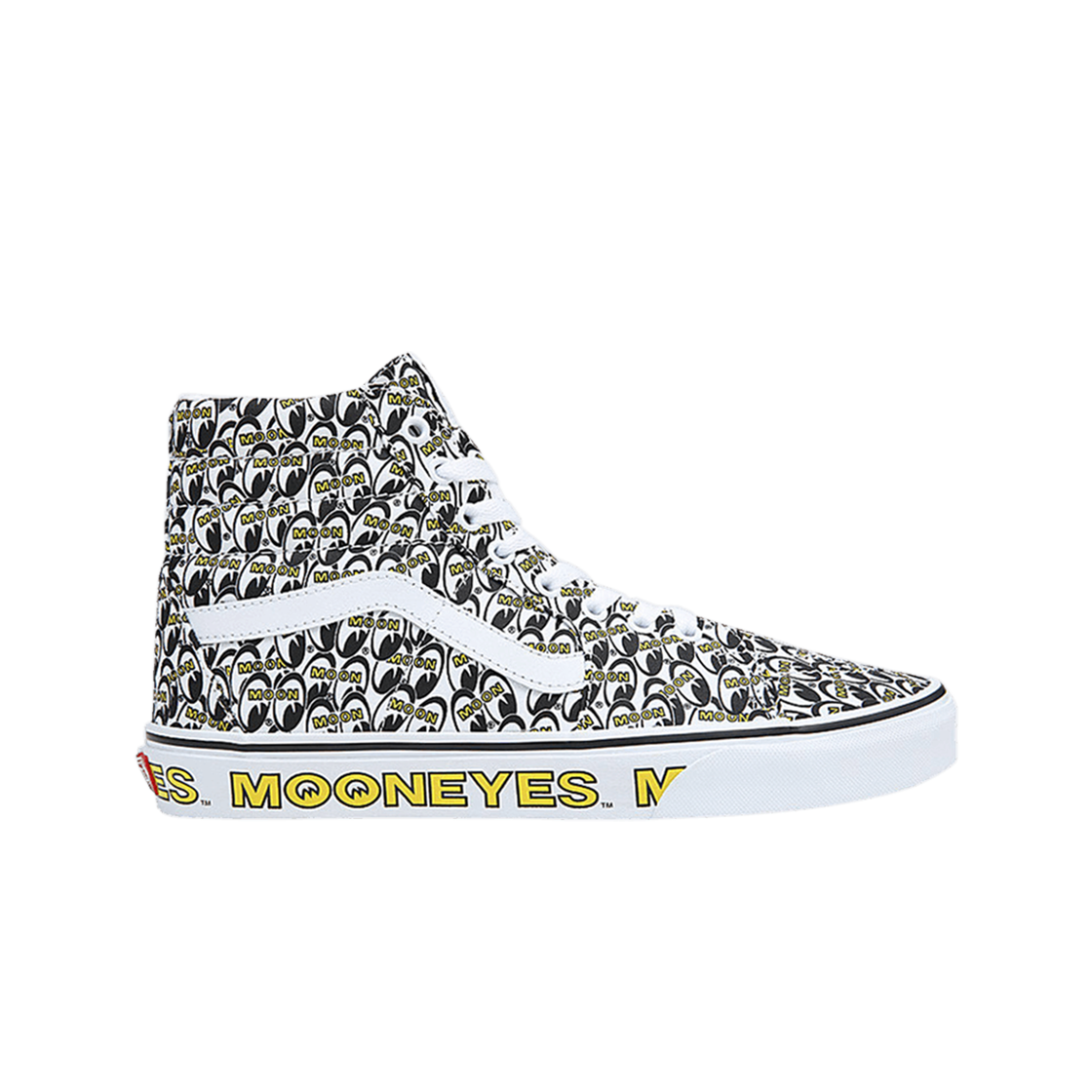 VN0A7Q5N6M5 Vans x Mooneyes Sk8-Hi True White Yellow
