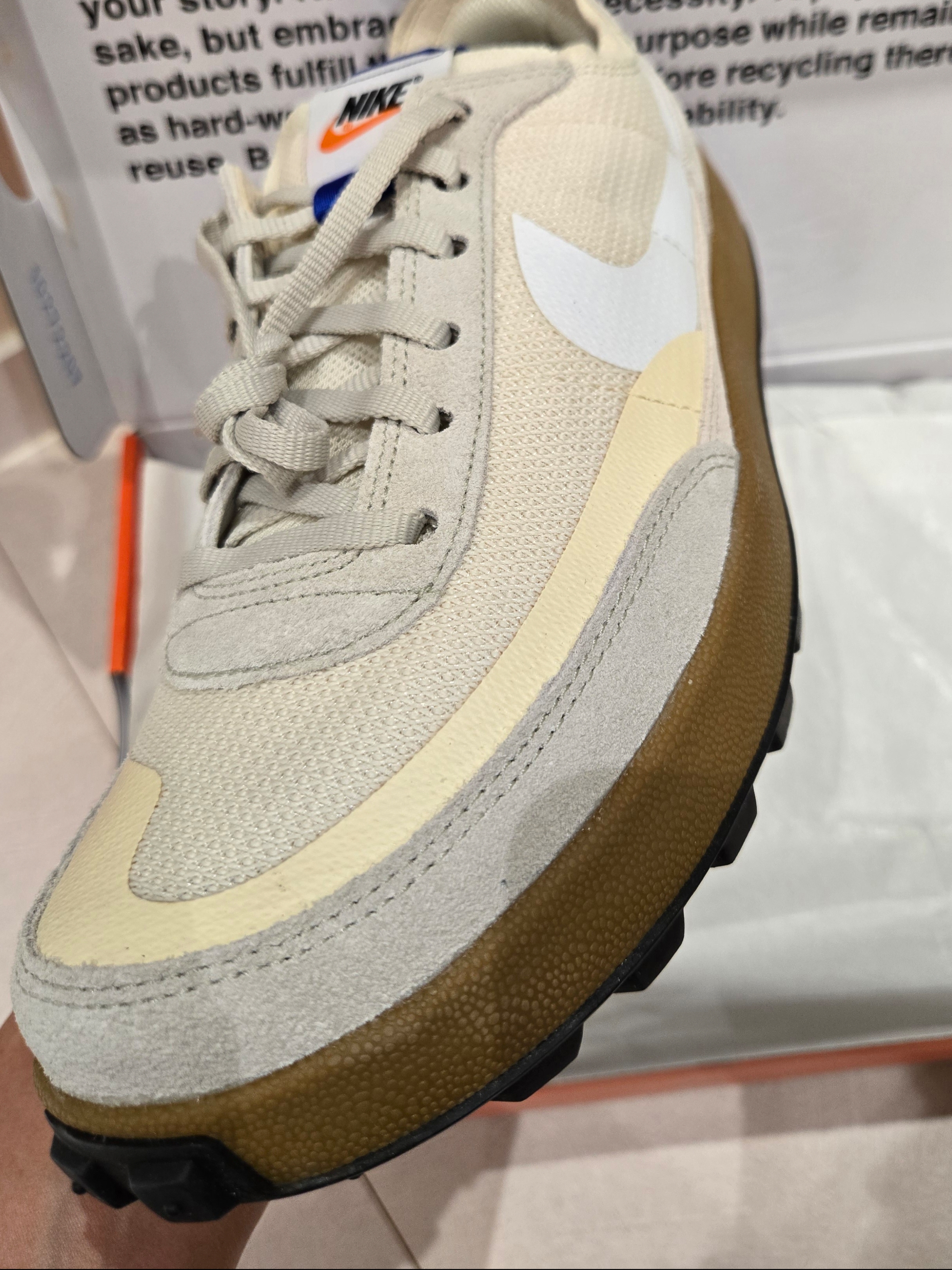 Nike x Tom Sachs General Purpose Shoe Light Cream 착용 스타일