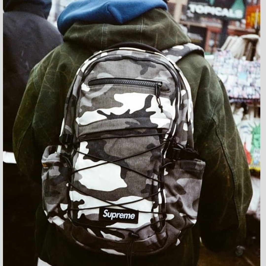 Supreme Backpack Snow Camo - 25SS 착용 스타일 - 3