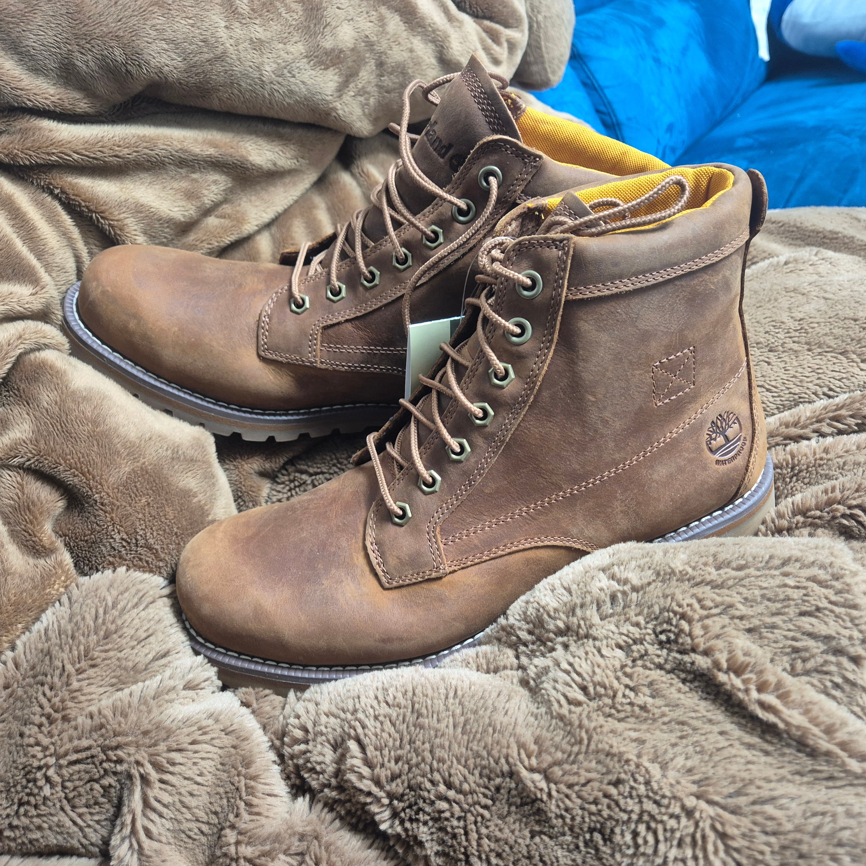 Timberland Premium 6 inch Waterproof Boot Dark Brown - Wide 착용 스타일 - 3