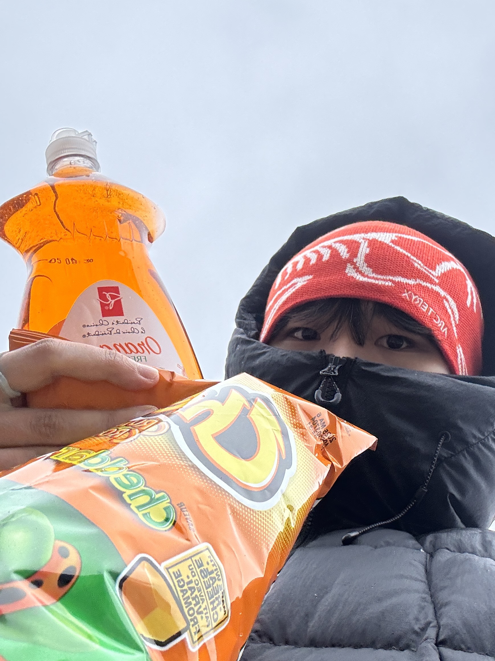 Arc'teryx Bird Head Toque Orca 착용 스타일