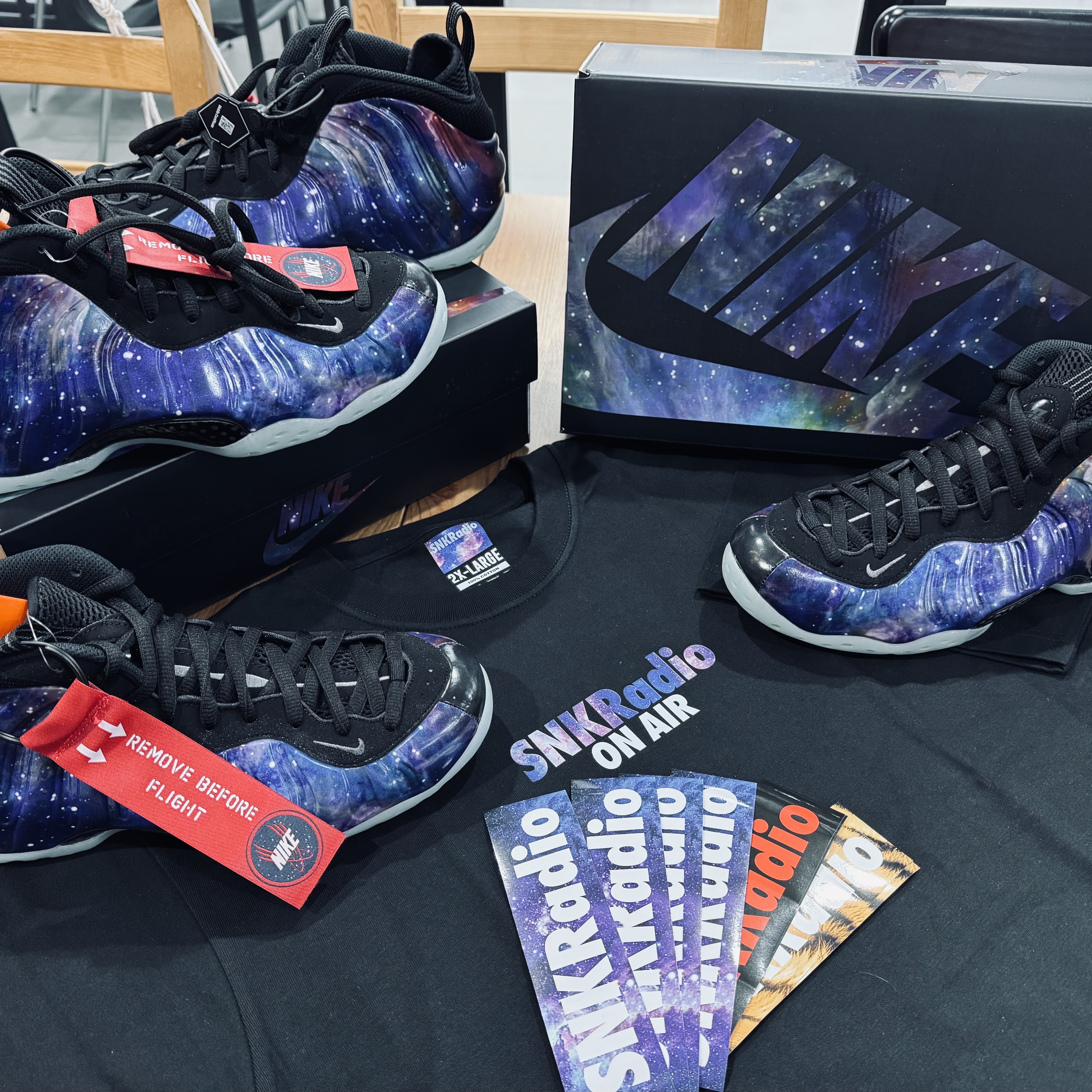 Nike Air Foamposite One Galaxy 착용 스타일 - 2