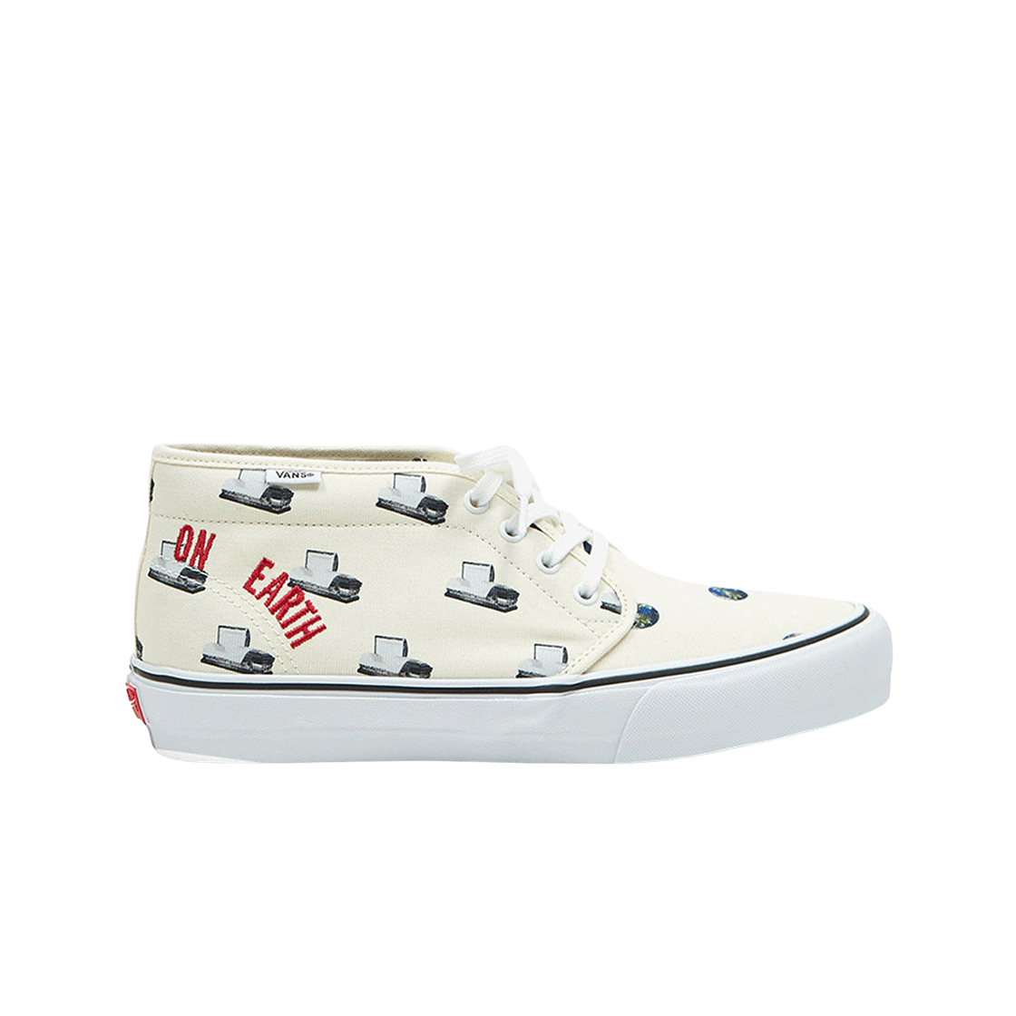 반스 볼트 x 칼리 손힐 드윗 츄카 부츠 LX 라스트 나이트 온 어스 화이트(Vans Vault x Cali Thornhill DeWitt Chukka Boot LX Last Night On Earth White) - 1