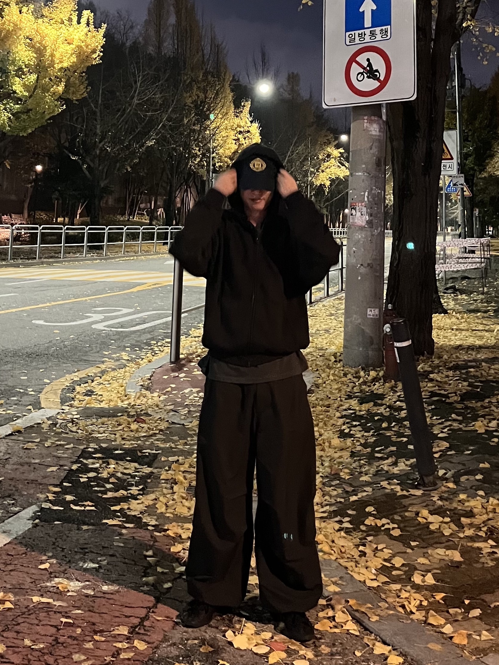 Heritage Floss Crest Merino Wool Cardigan Forest Green, Amomento Mens Cotton Nylon Fatigue Pants Black - 24FW 착용 스타일 - 8