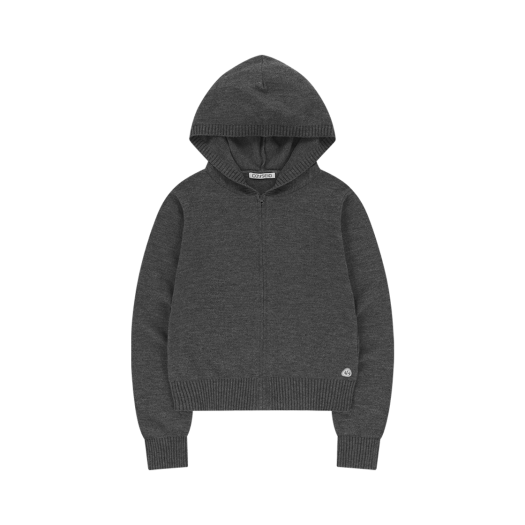 トップス Coyseio RUFFLE LACE HOOD ZIP-UP BLACK Coyseio RUFFLE LACE HOOD ZIP-UP BLACK