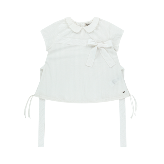 SU2501SH02 COYSEIO Bow Blouse White