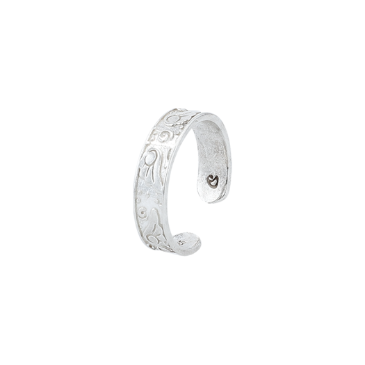SU2501TC04 COYSEIO Angel Wing Toe Ring Silver