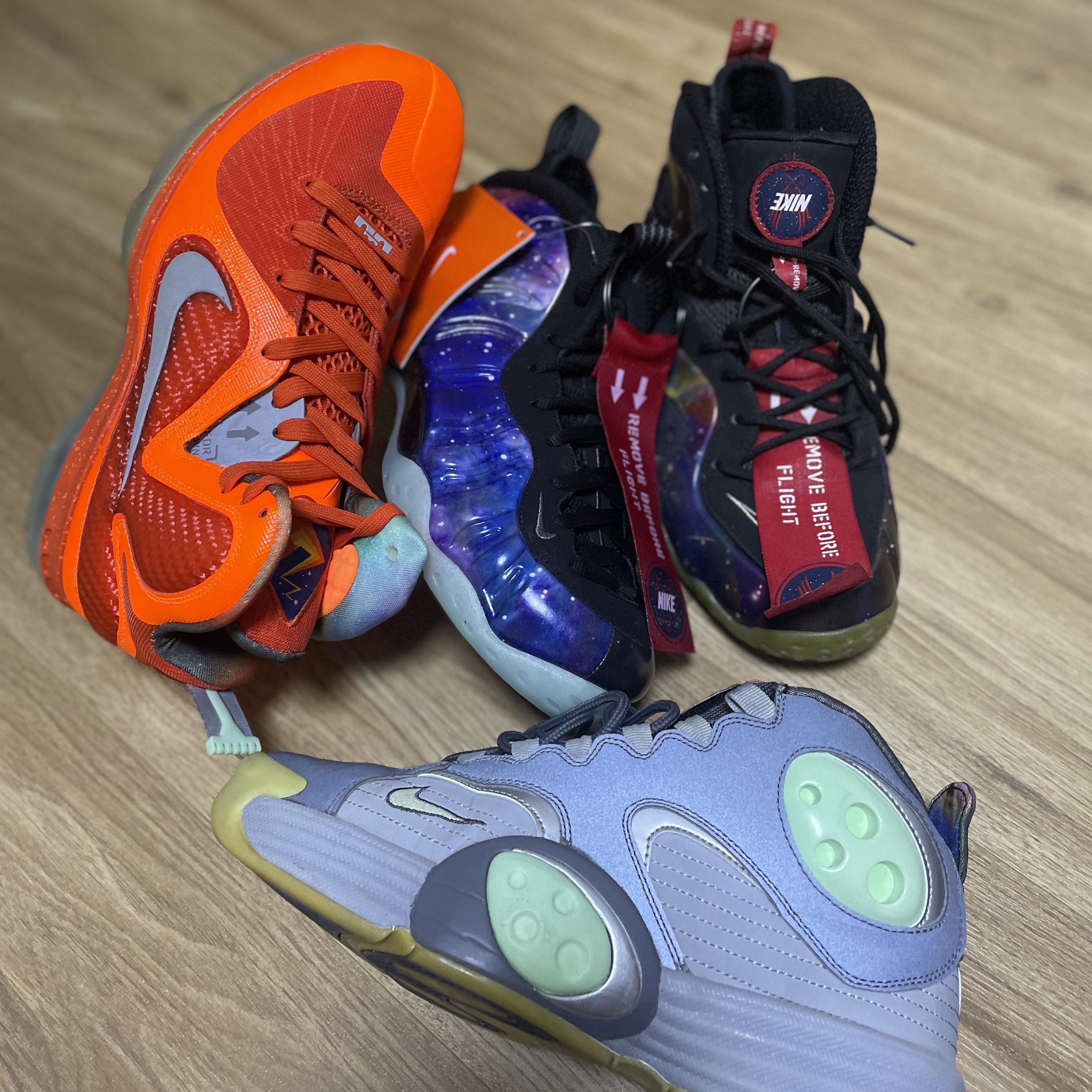 Nike Air Foamposite One Galaxy 착용 스타일 - 2