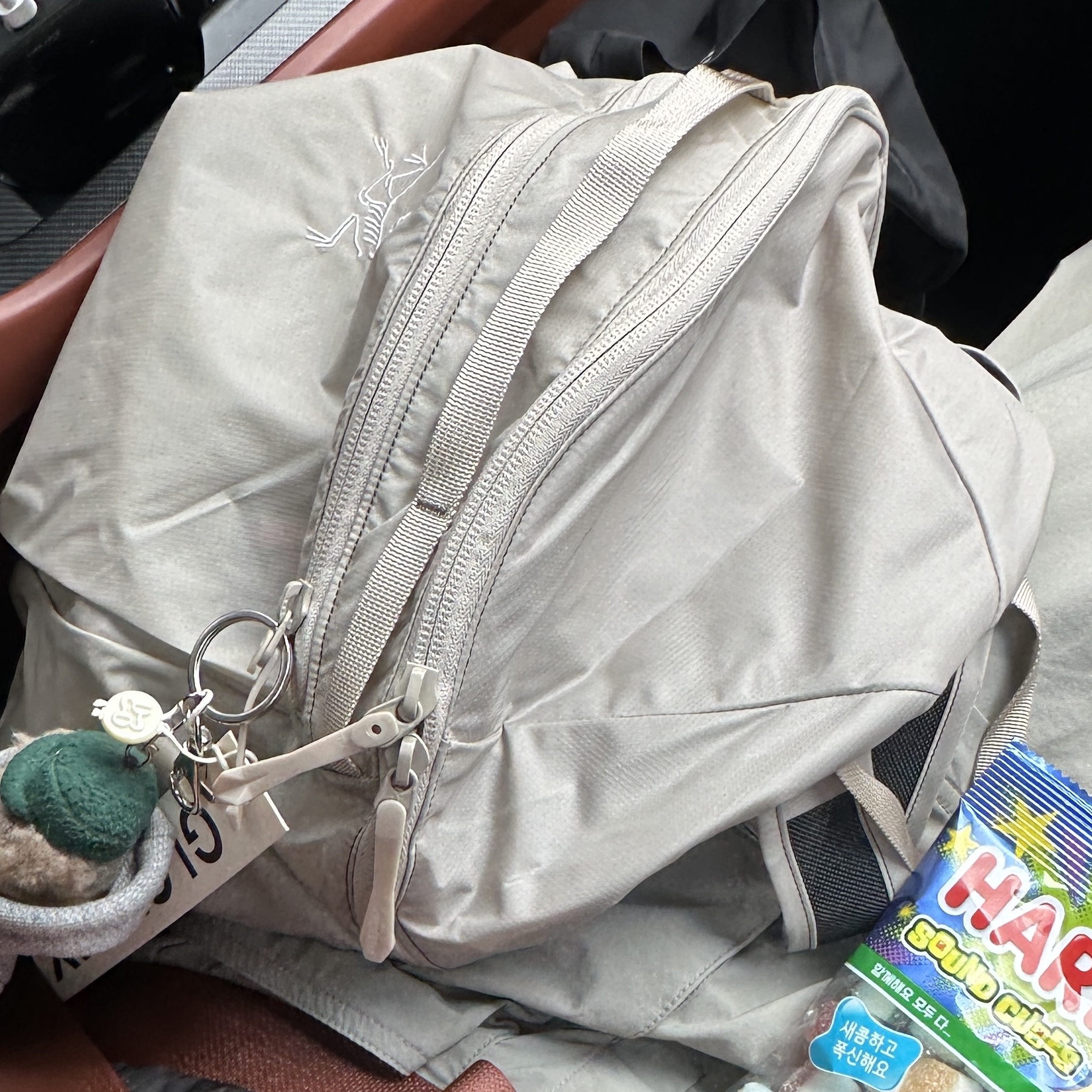 Arc'teryx Heliad 15 Backpack Rune 착용 스타일 - 1