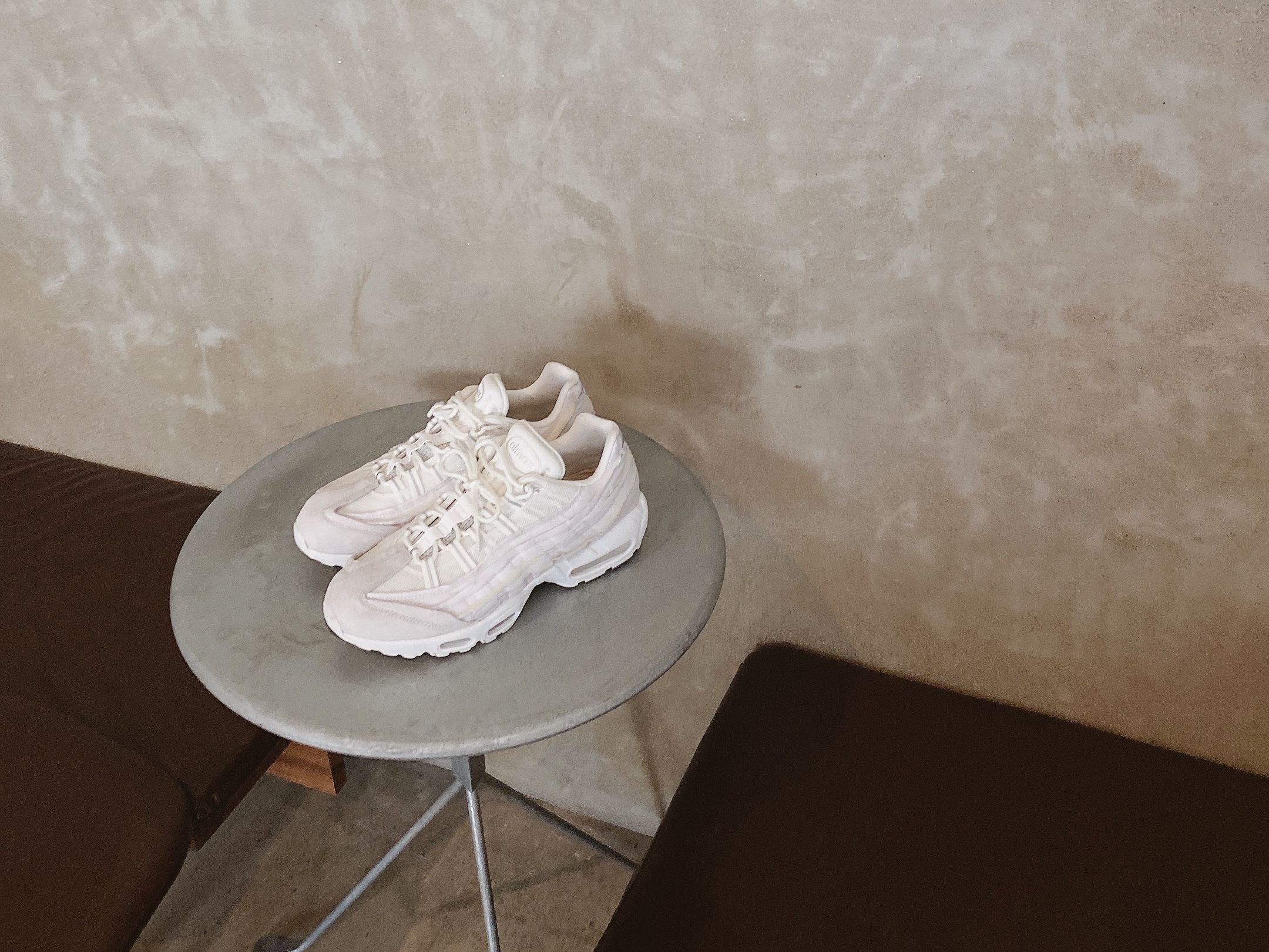 Nike x Comme des Garcons Homme Plus Air Max 95 White 착용 스타일