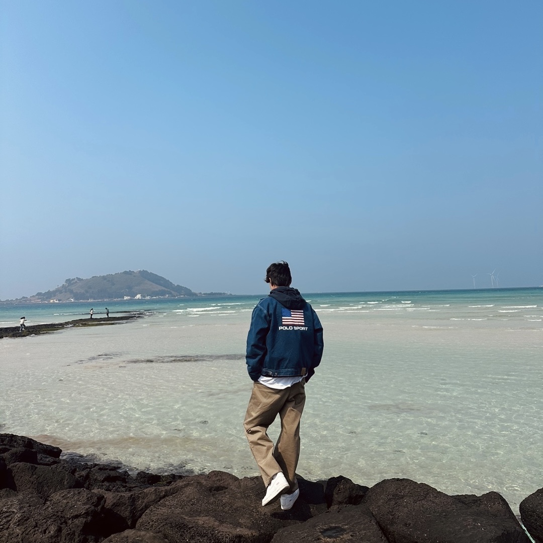 [20% 적립] Polo Ralph Lauren American Flag Polo Sports Denim Jacket Edgemere - 24FW, Nike x Supreme Air Force 1 Low White 착용 스타일
