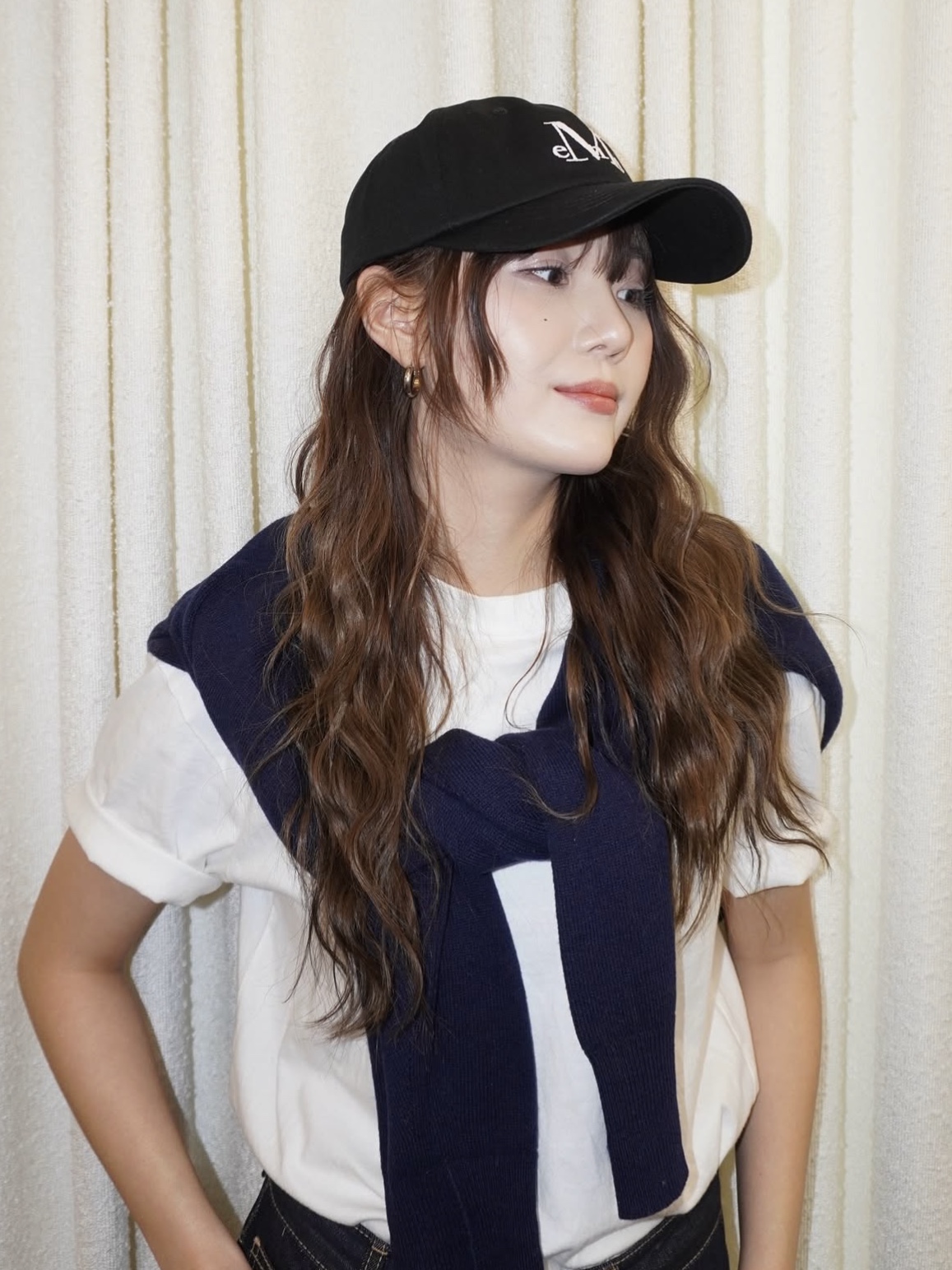 MUCENT Signature Ballcap Black, MUCENT Signature Ballcap Olive Green 착용 스타일 - 5