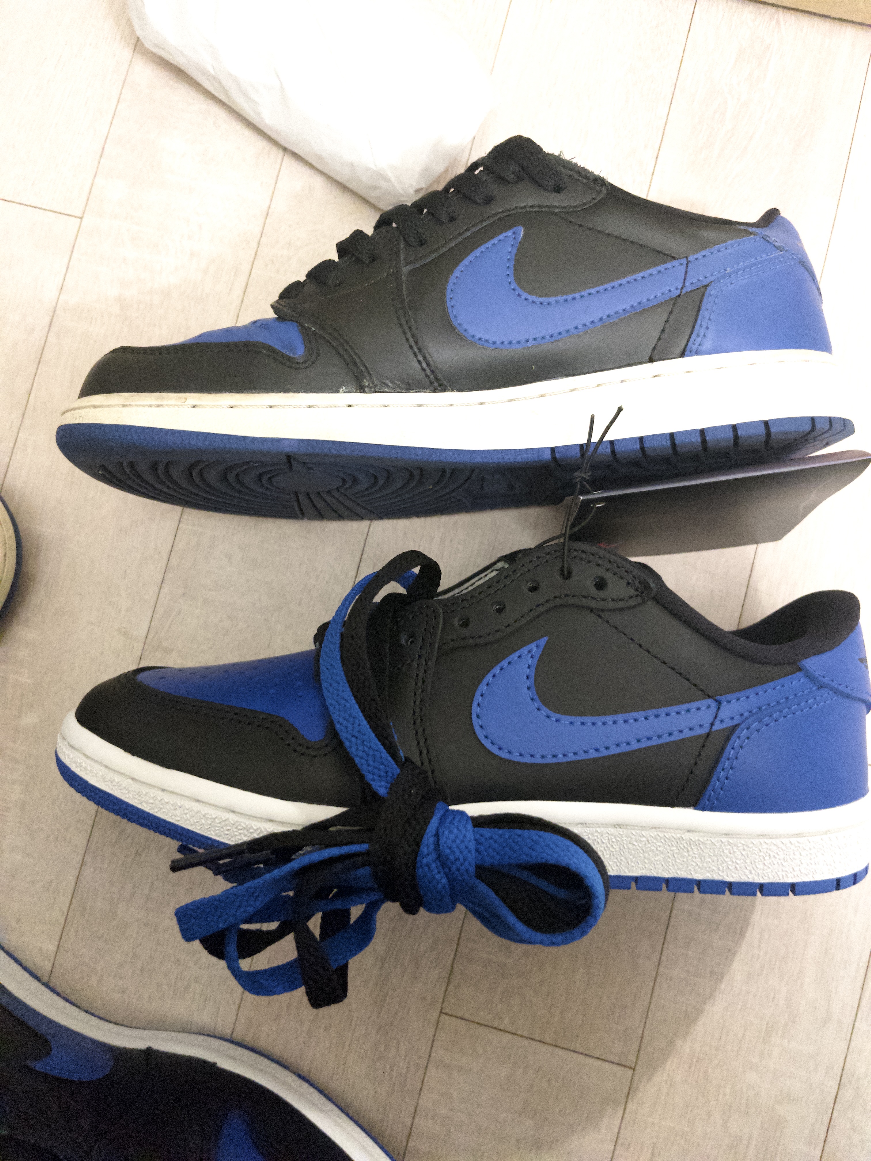 Jordan 1 Low 85 Royal, Jordan 1 Retro Low OG Royal 2015 착용 스타일 - 3