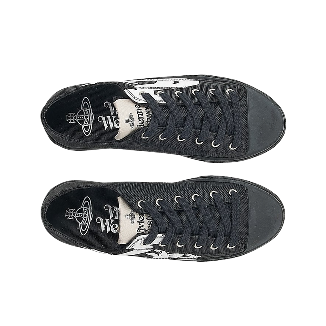 비비안 웨스트우드 플림솔 로우탑 2.0 트레이너 블랙(Vivienne Westwood Plimsoll Low Top 2.0 Trainer Black) - 2