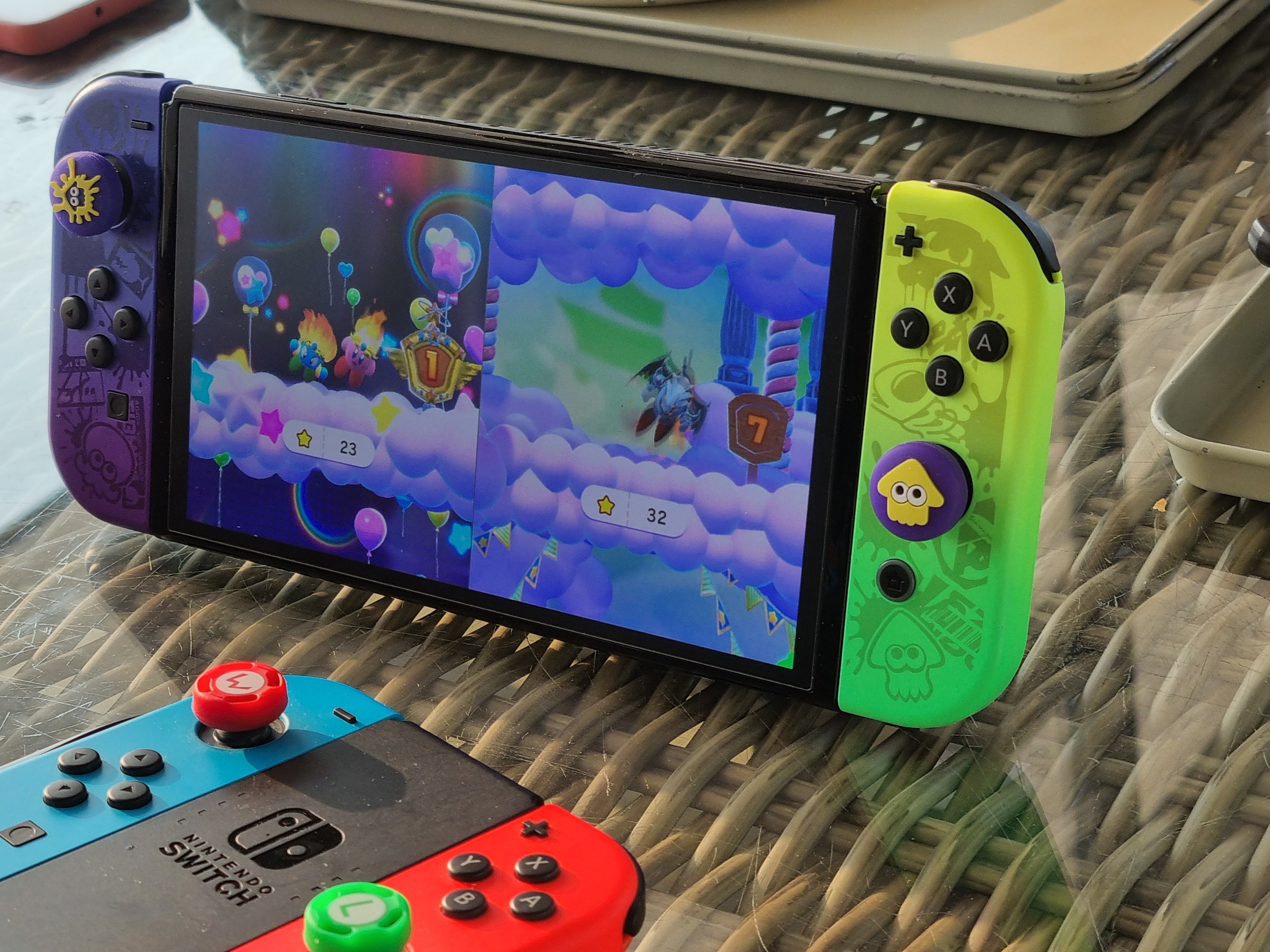 Nintendo Switch OLED Splatoon 3 Edition (Korean Ver.) 착용 스타일 - 3