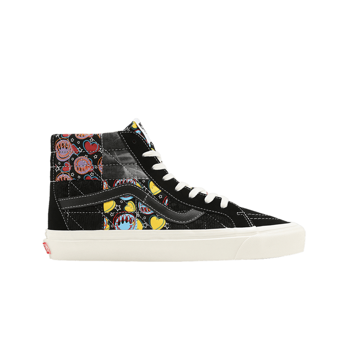 VN0A54FBA5J Vans Sk8-Hi 38 DX Positivity Patchwork Black