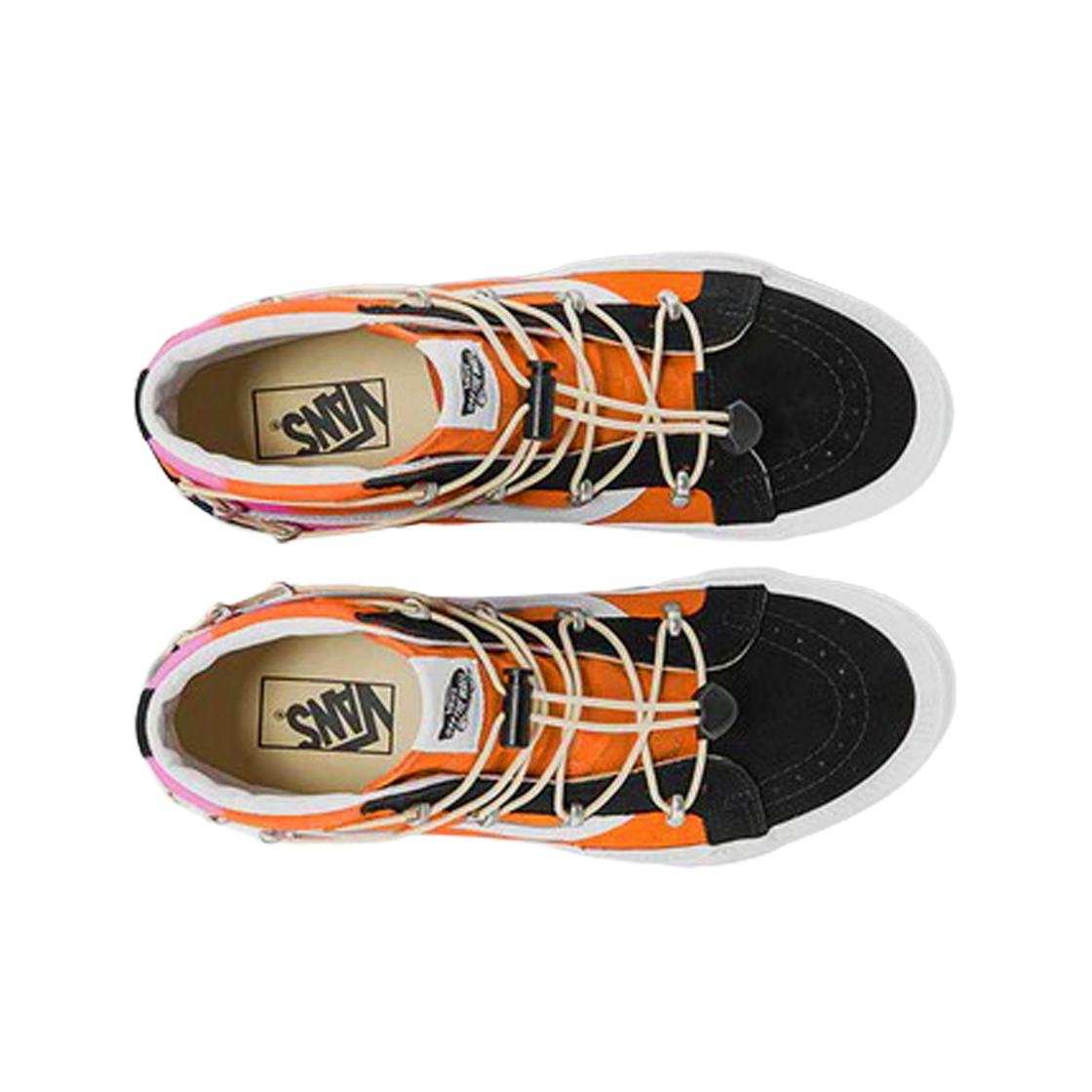 반스 스케이트 하이 에코 DX 애너하임 팩토리 퓨전 블랙 오렌지(Vans Sk8-Hi Echo DX Anaheim Factory Fusion Black Orange) - 2