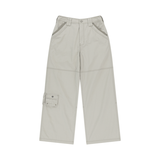 SU2501PT03 COYSEIO Snap Work Pants Light Beige