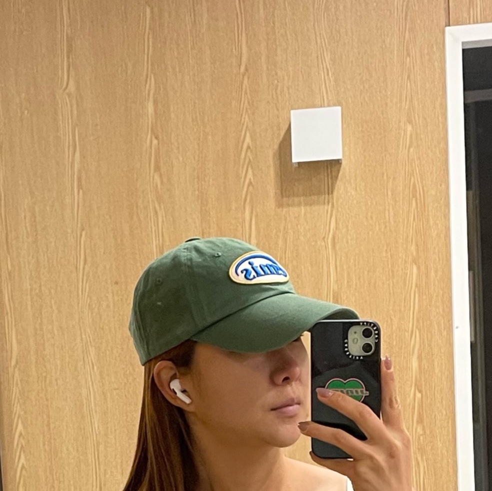 Emis Wappen Ball Cap Green 착용 스타일