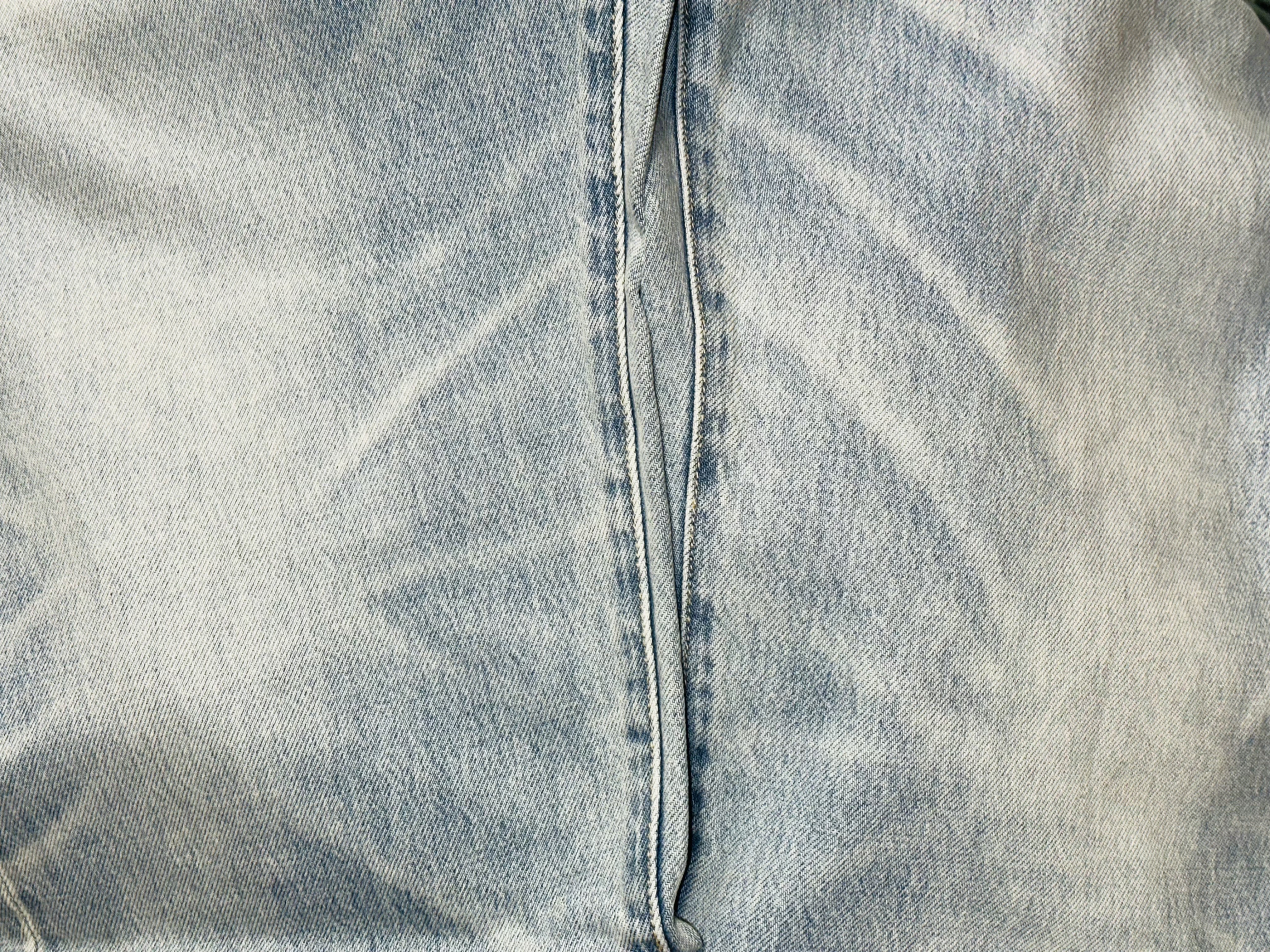 Stussy Denim Big OL' Jean Vintage Light Blue Vintage Wash 착용 스타일 - 2
