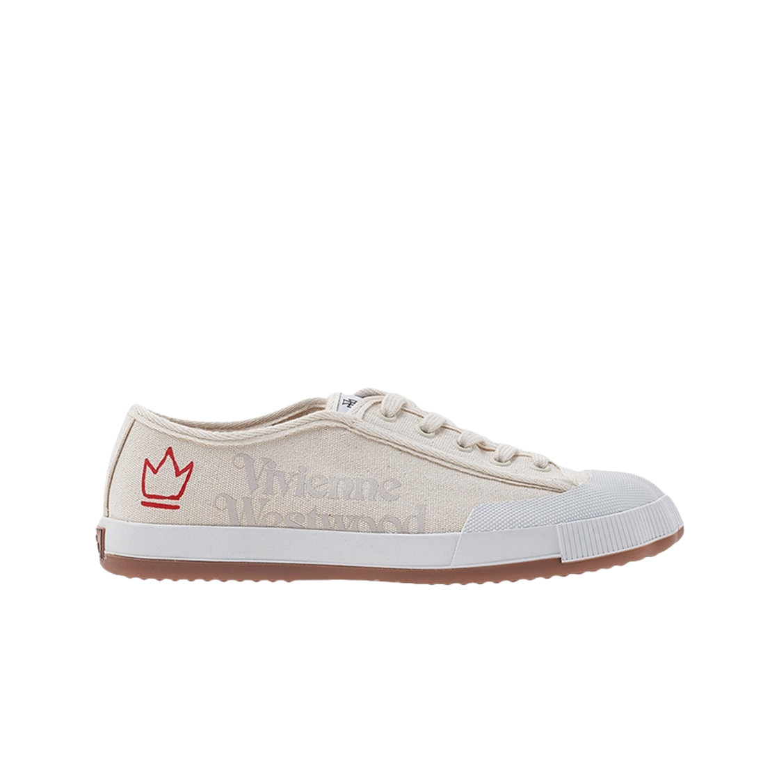 75020057M-W0005-B401 Vivienne Westwood Animal Gym Low Top Sneakers Natural